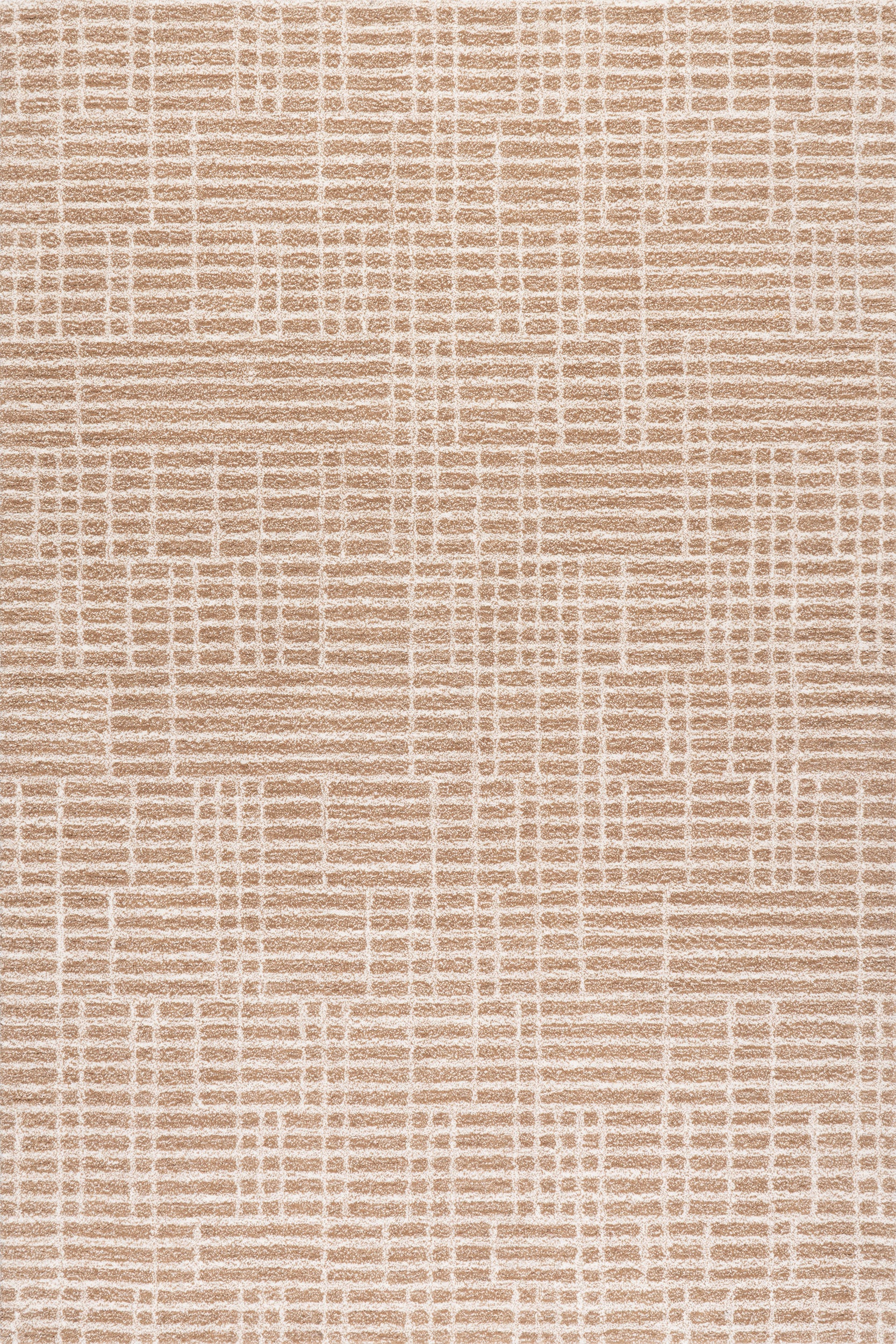 Gio Crosshatch Wool Rug | Beige