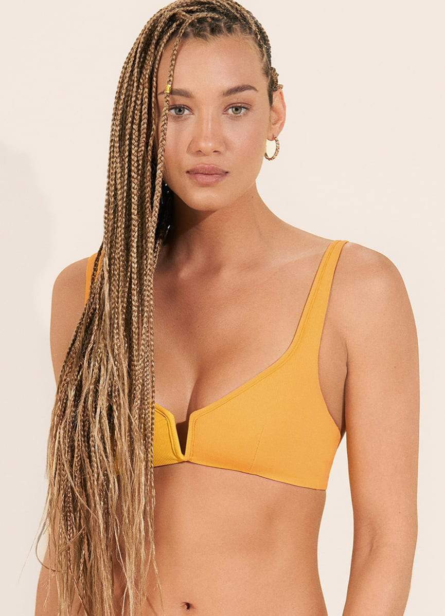 Maaji Sunflower Victory V Wire Bralette Bikini Top