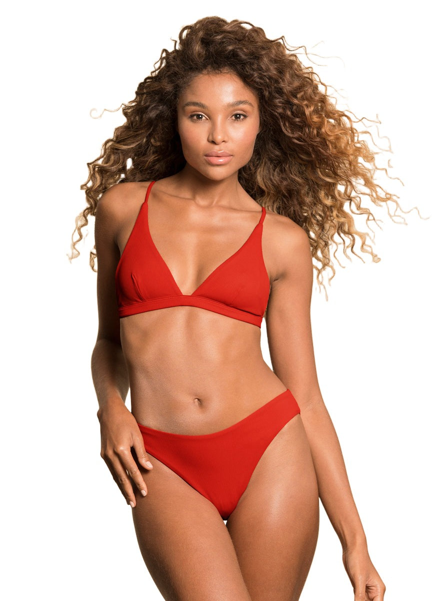 Maaji Red Camelia Sublimity Classic Bikini Bottom