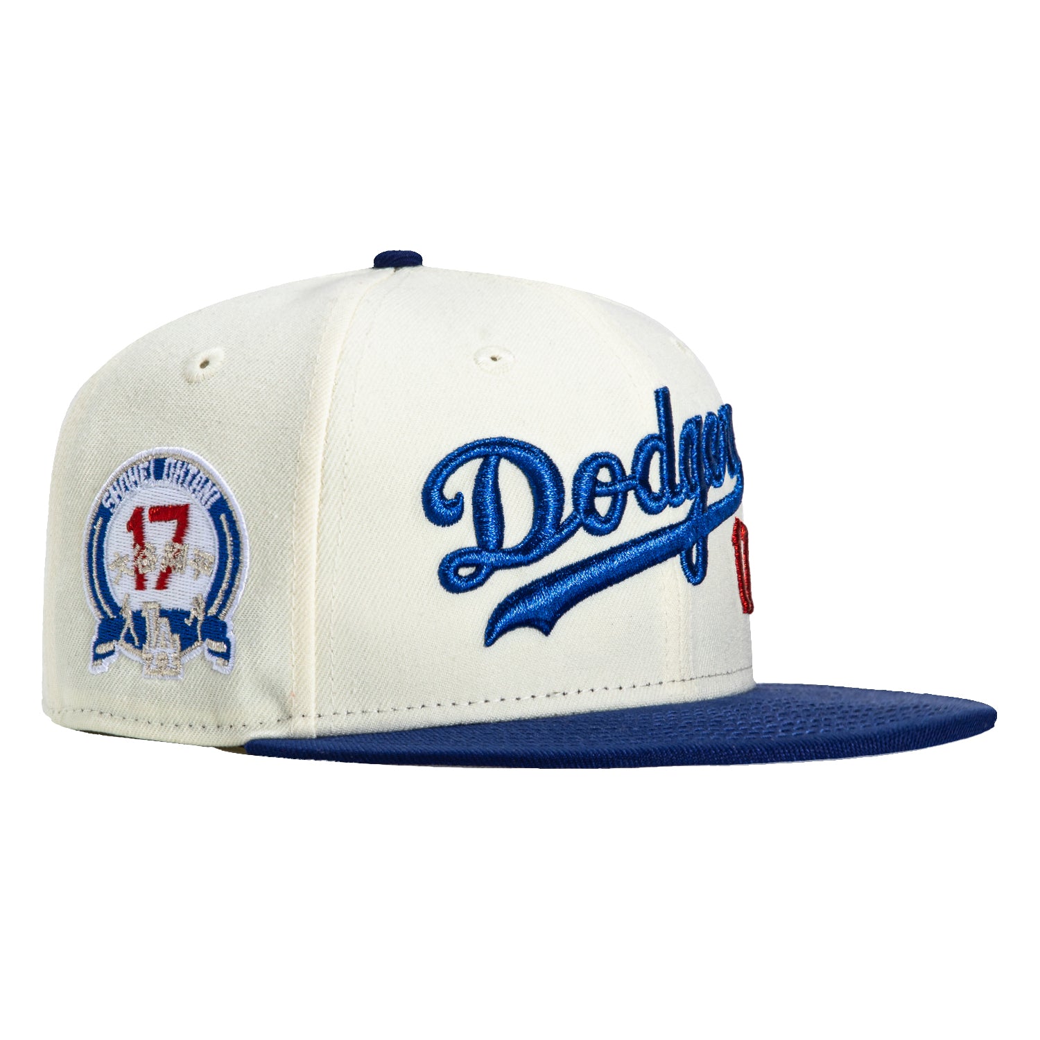 New Era 59Fifty Los Angeles Dodgers 17 Shohei Ohtani Patch Script Hat - White, Royal