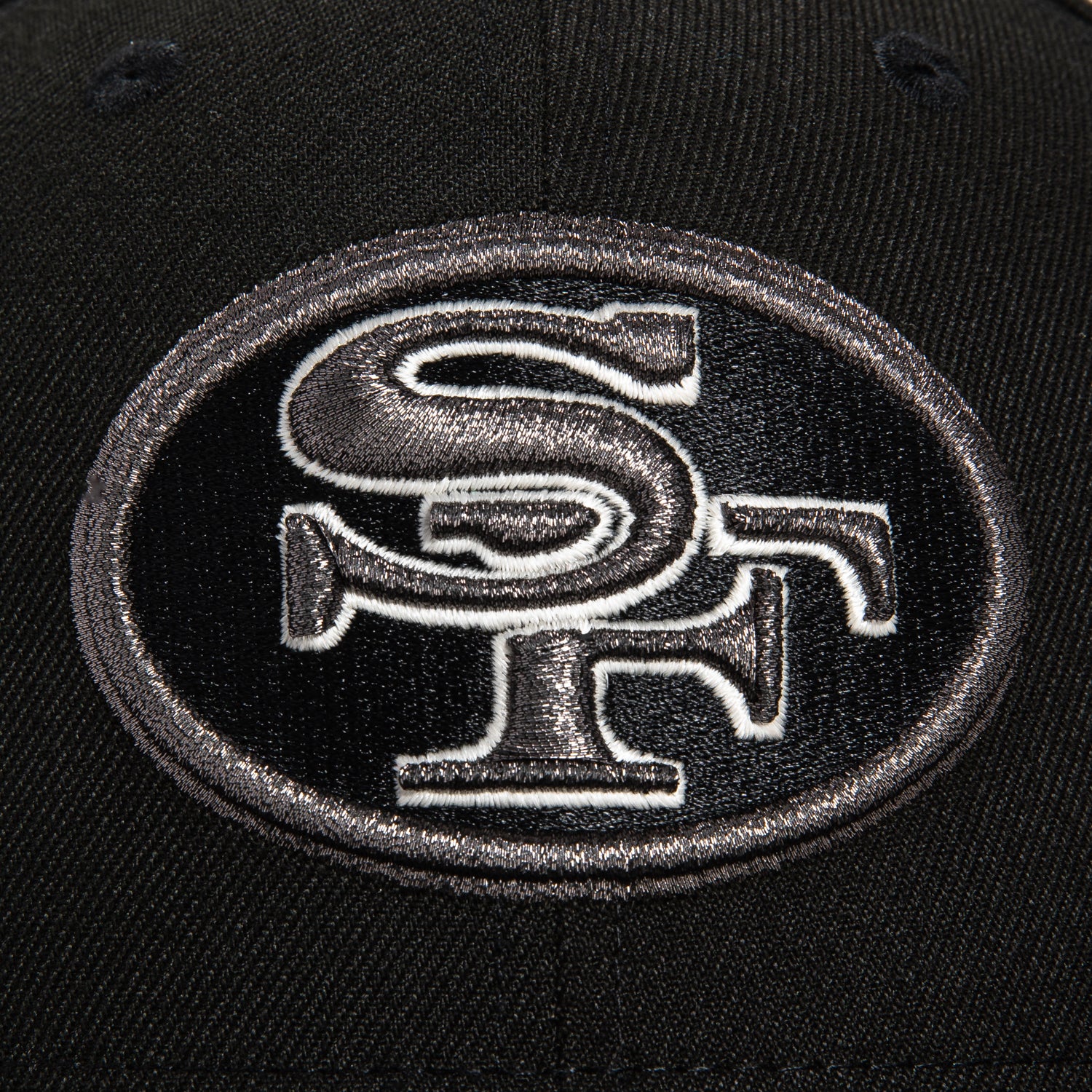 New Era 59Fifty Glow in the Dark San Francisco 49ers 1995 Super Bowl Patch Hat - Black, White