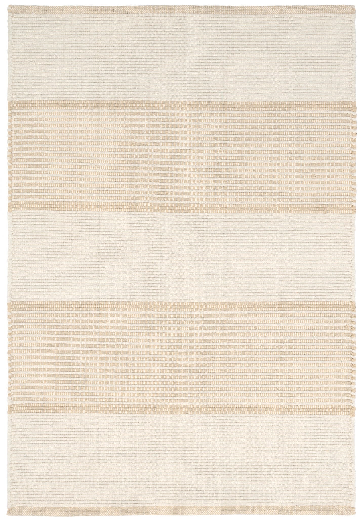 La Mirada Wheat Handwoven Cotton Rug