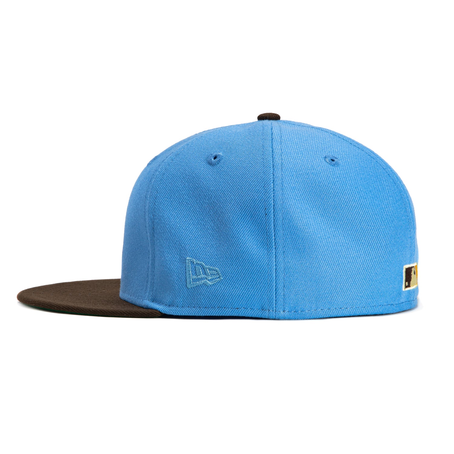 New Era 59Fifty Los Angeles Dodgers 50th Anniversary Patch Hat - Light Blue, Brown, Gold