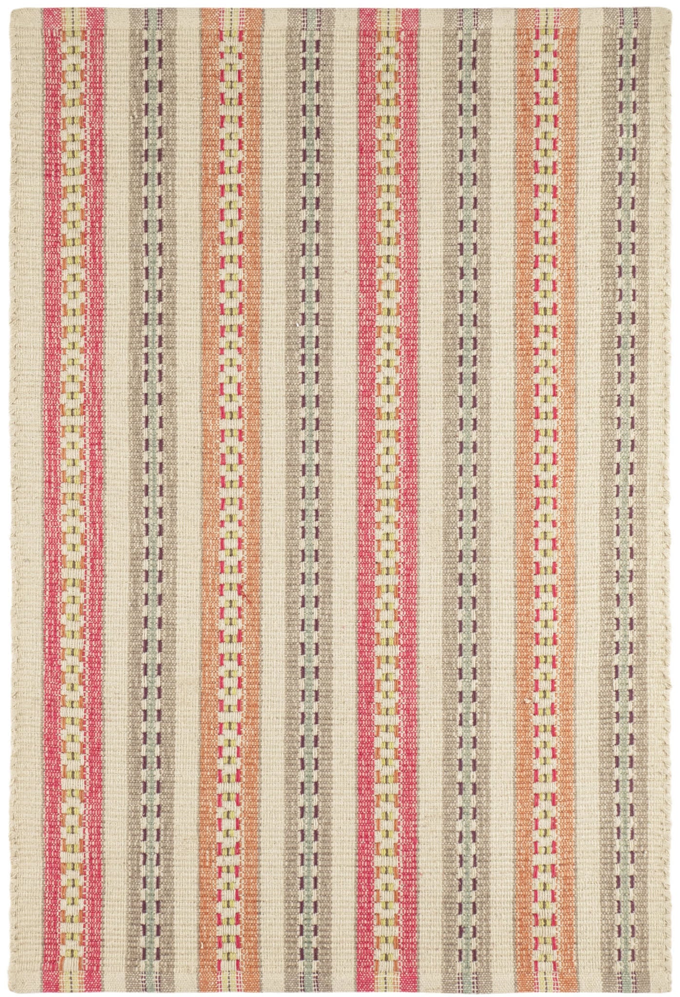 Long Slade Spice Handwoven Cotton Rug