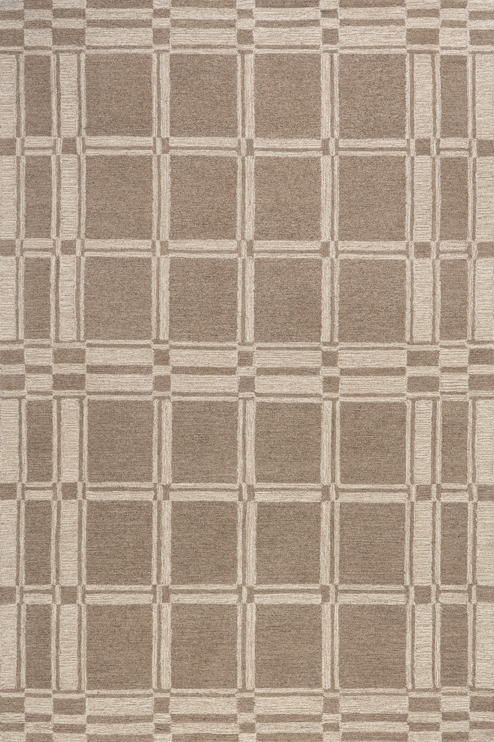 Marlowe Geometric Wool Rug | Beige