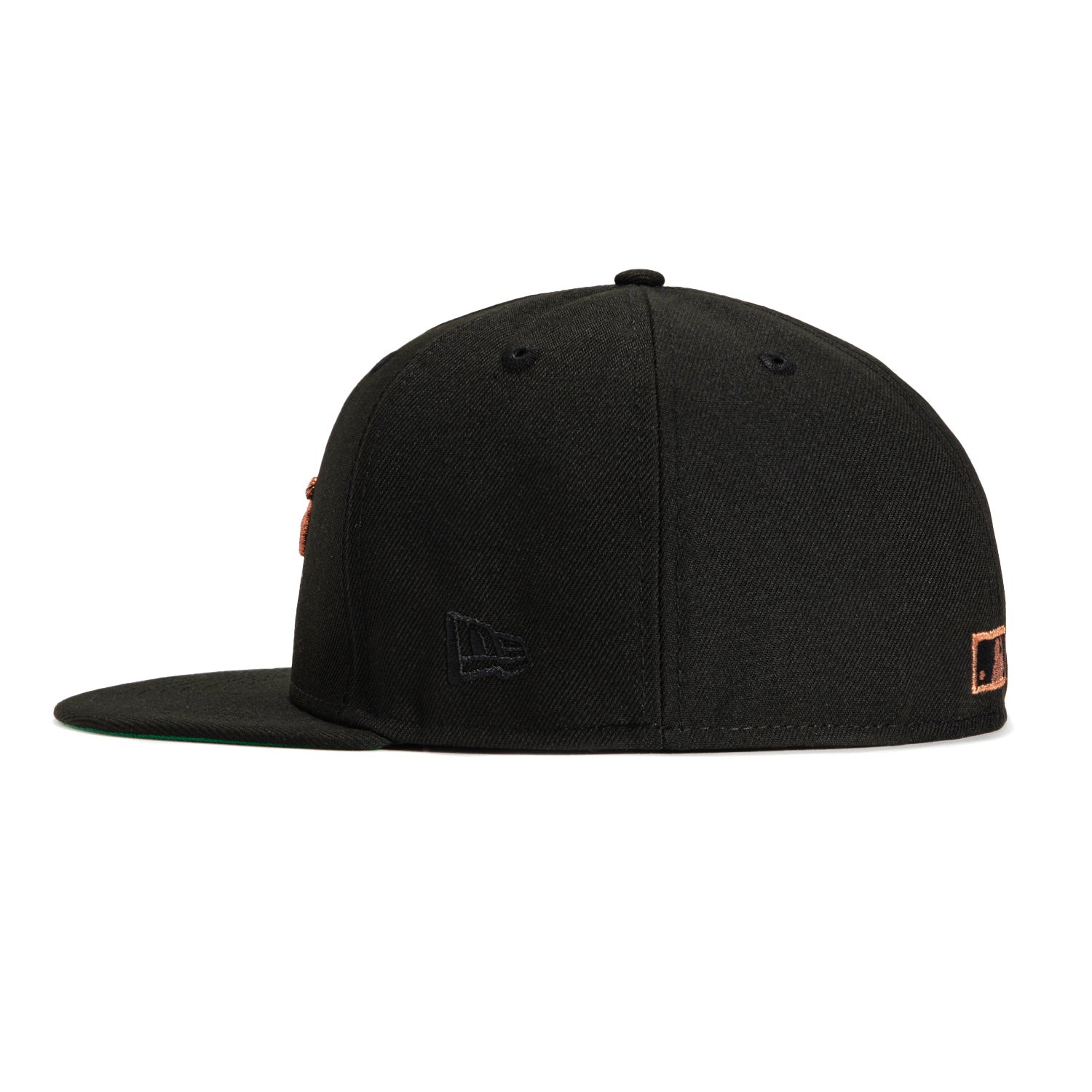 New Era 59Fifty Oakland Athletics Battle of the Bay Patch Hat - Black, Metallic Copper