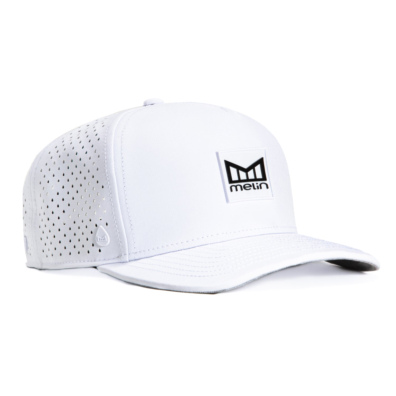 Melin Odyssey Stacked Hydro Snapback Hat - White