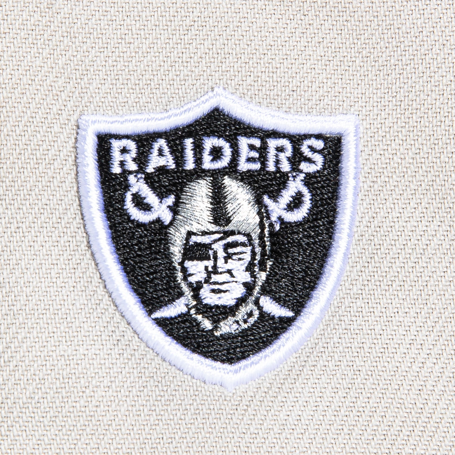 New Era 9Forty A-Frame City Stone Dome Las Vegas Raiders Logo Patch Hat - Stone, Black