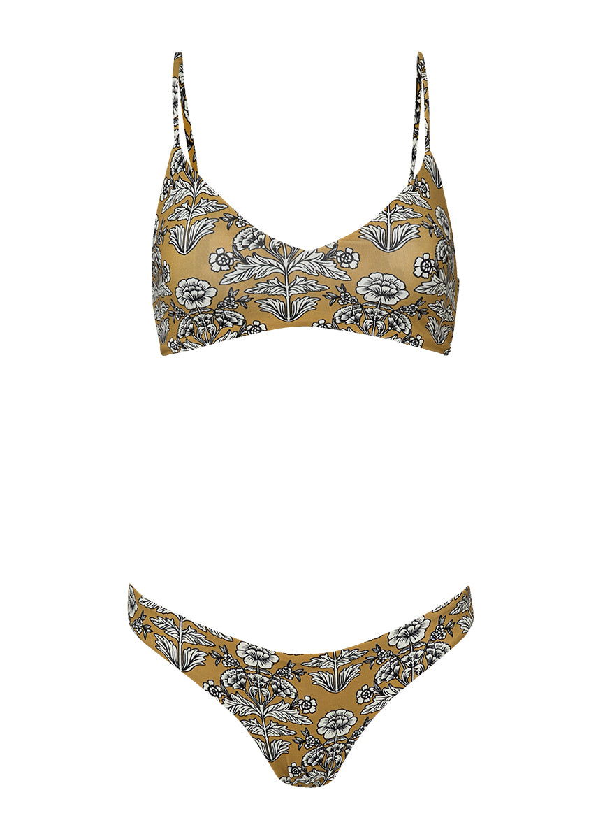 Maaji Ornate Flowering Rocks Classic Bralette Bikini Top