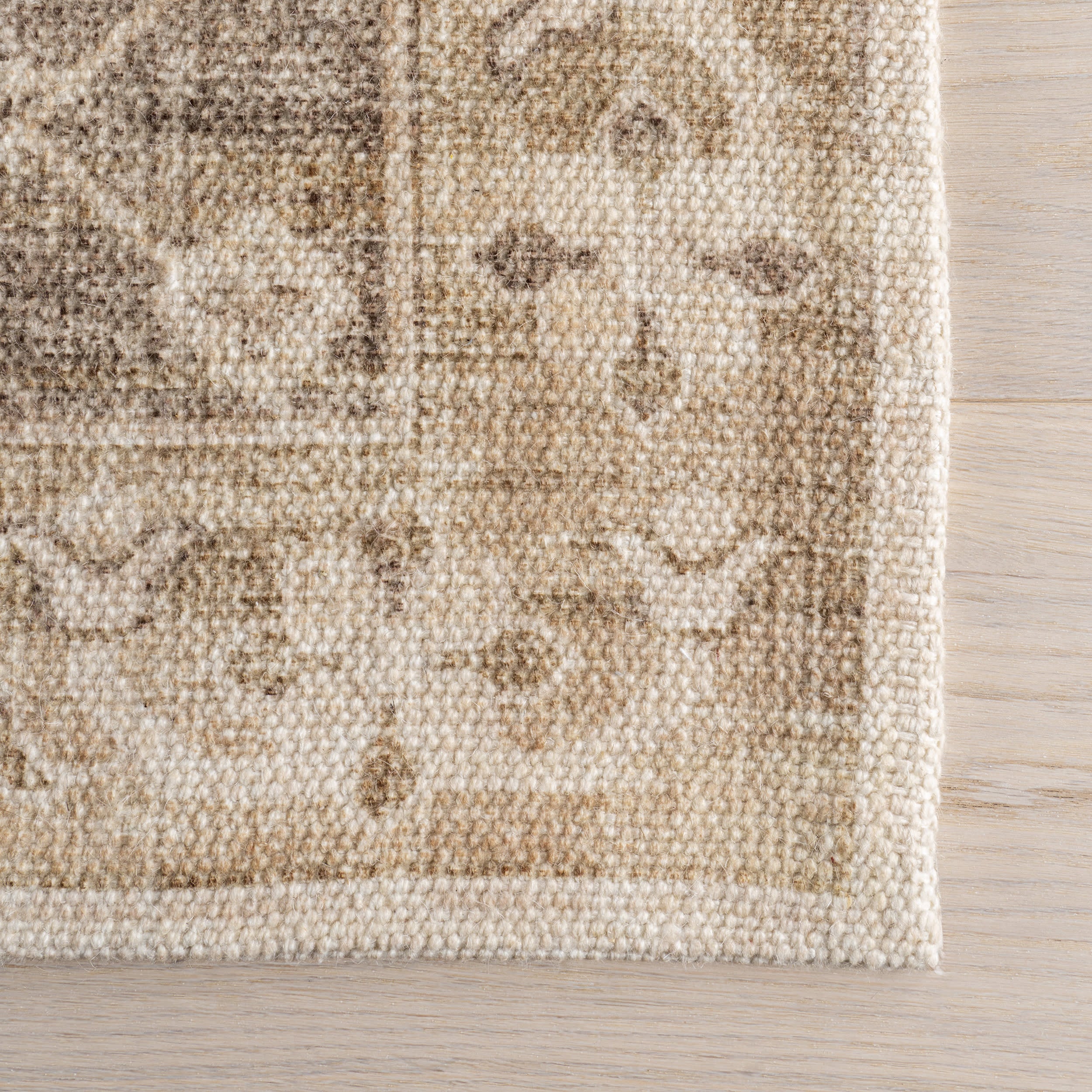 Nienna Wool and Cotton Rug | Beige