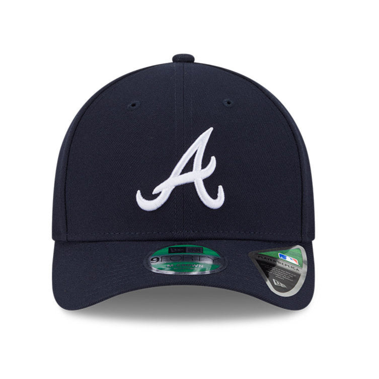 New Era 9Forty M-Crown Atlanta Braves Snapback Road Hat - Navy