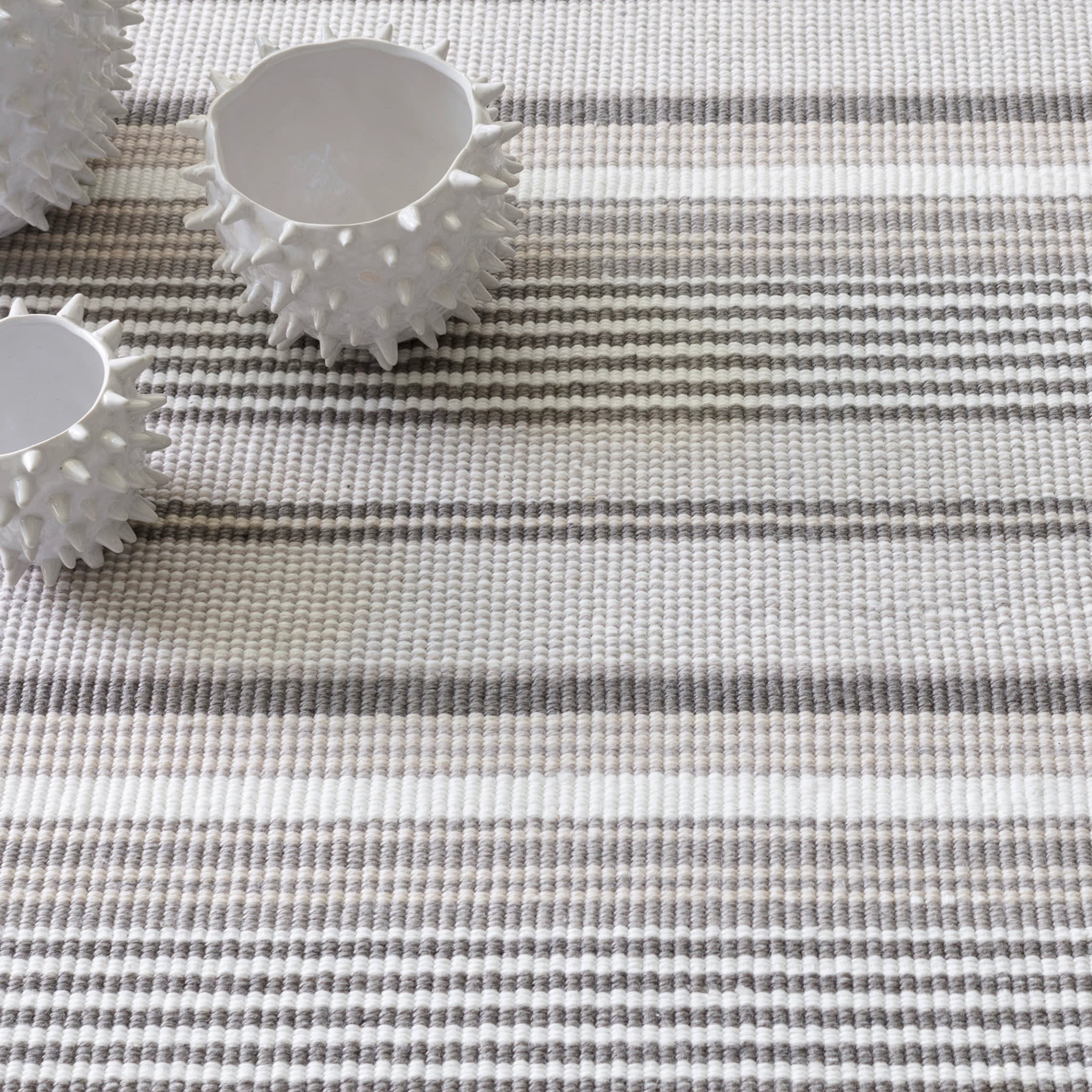 Gradation Ticking Handwoven Indoor/Outdoor Rug