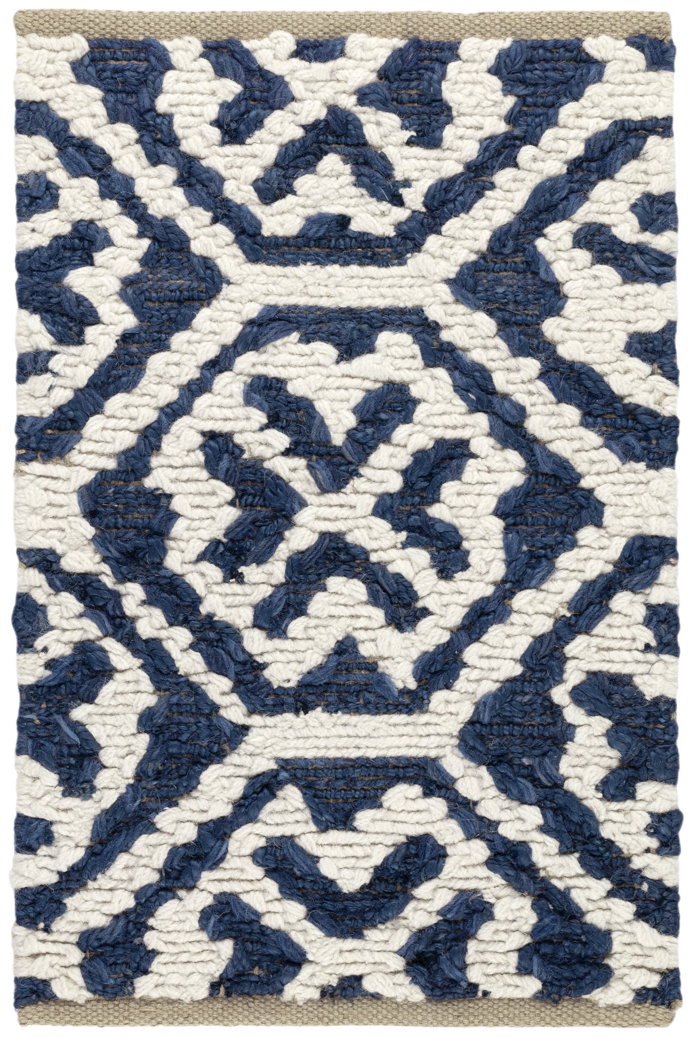 Magnolia Blue Handwoven Jute Rug