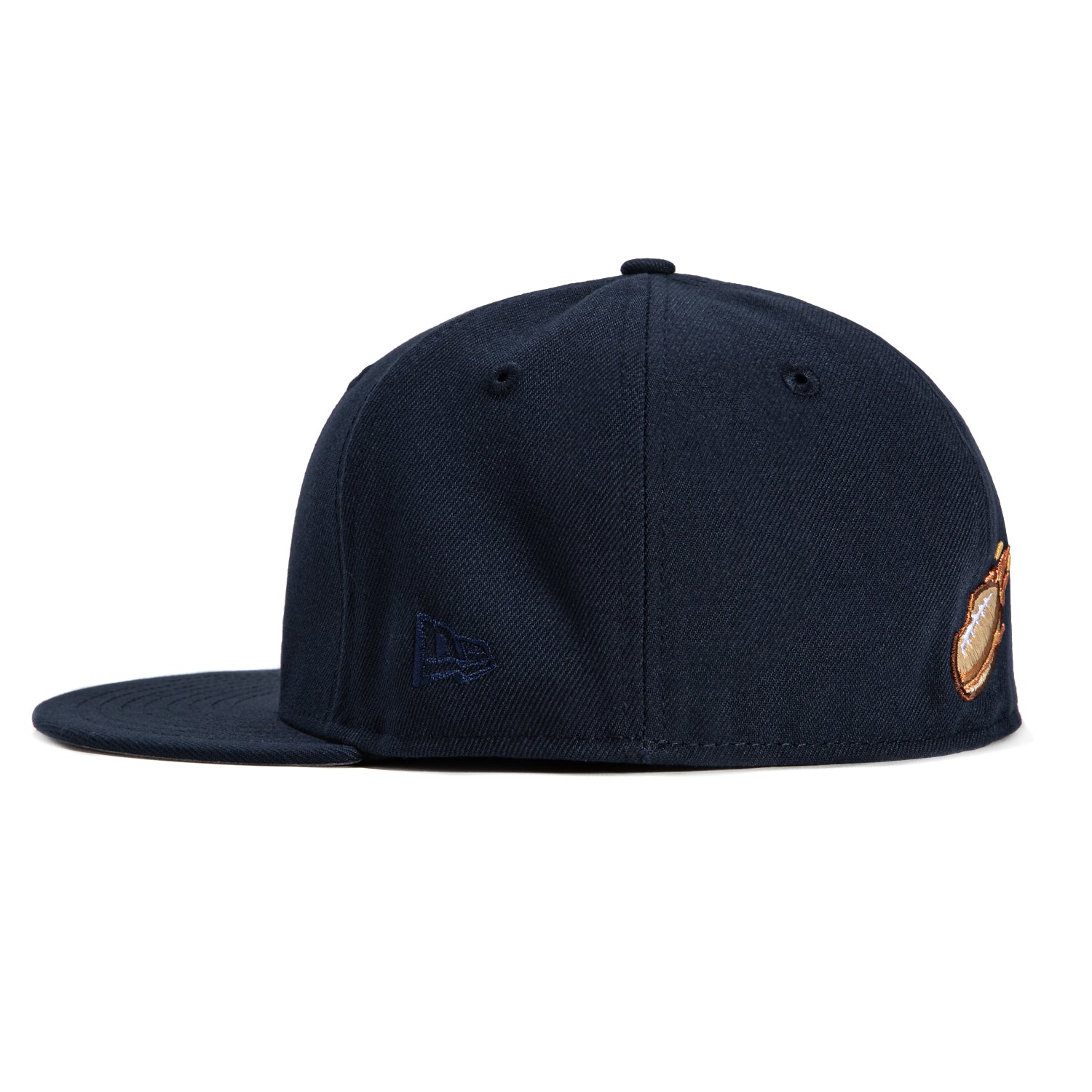 New Era 59Fifty PBJ Bones Mask Hat Club Logo Patch Hat - Navy