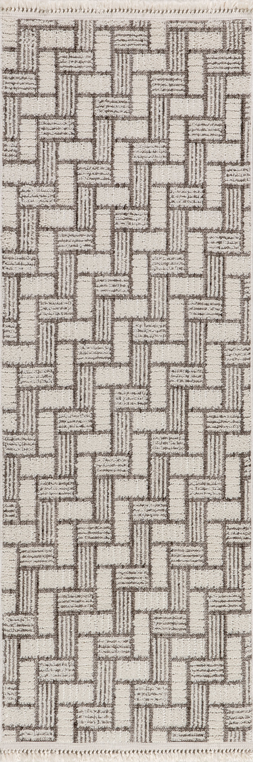 Charli Geometric Rug | Ivory