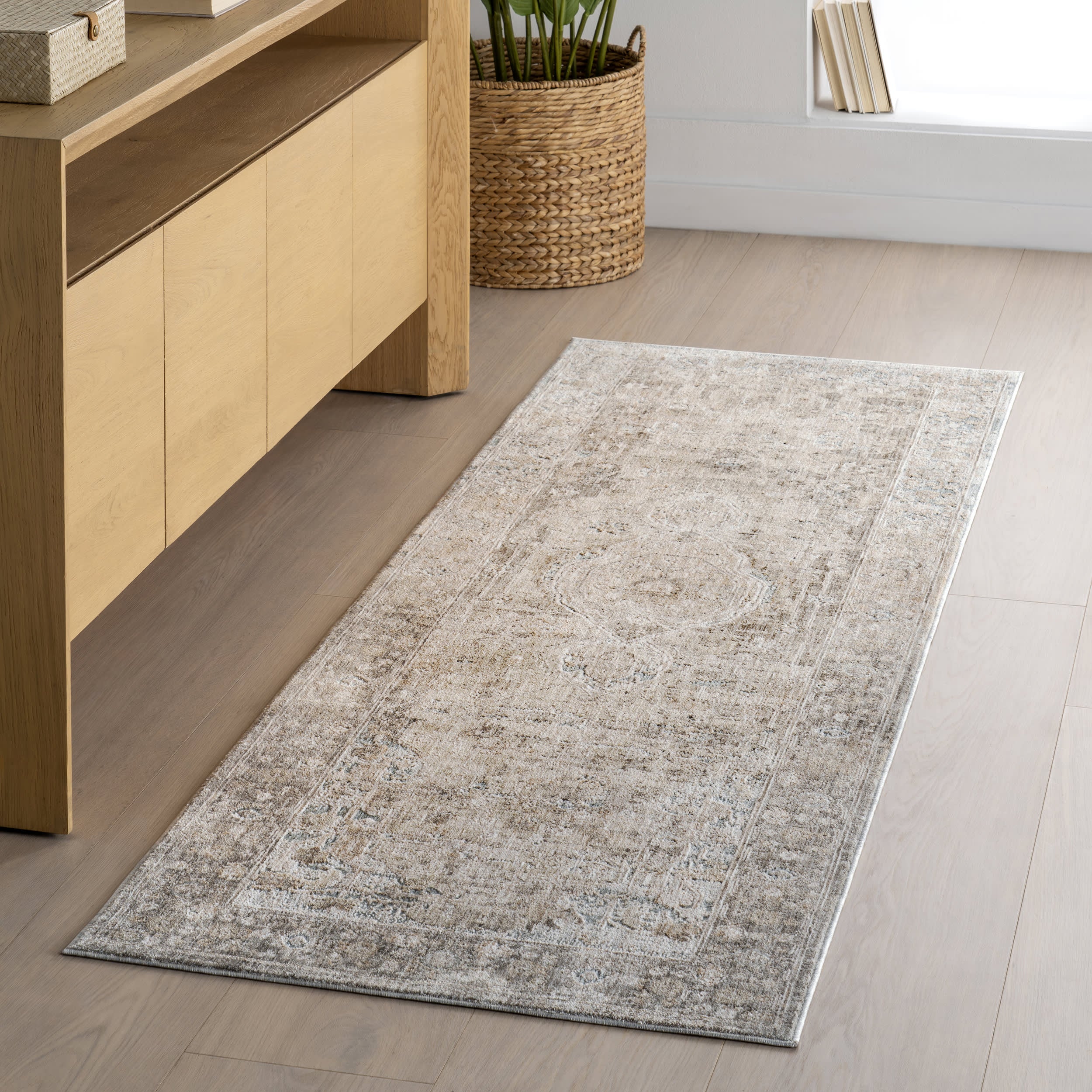 Janiyah Vintage Rug | Light Beige