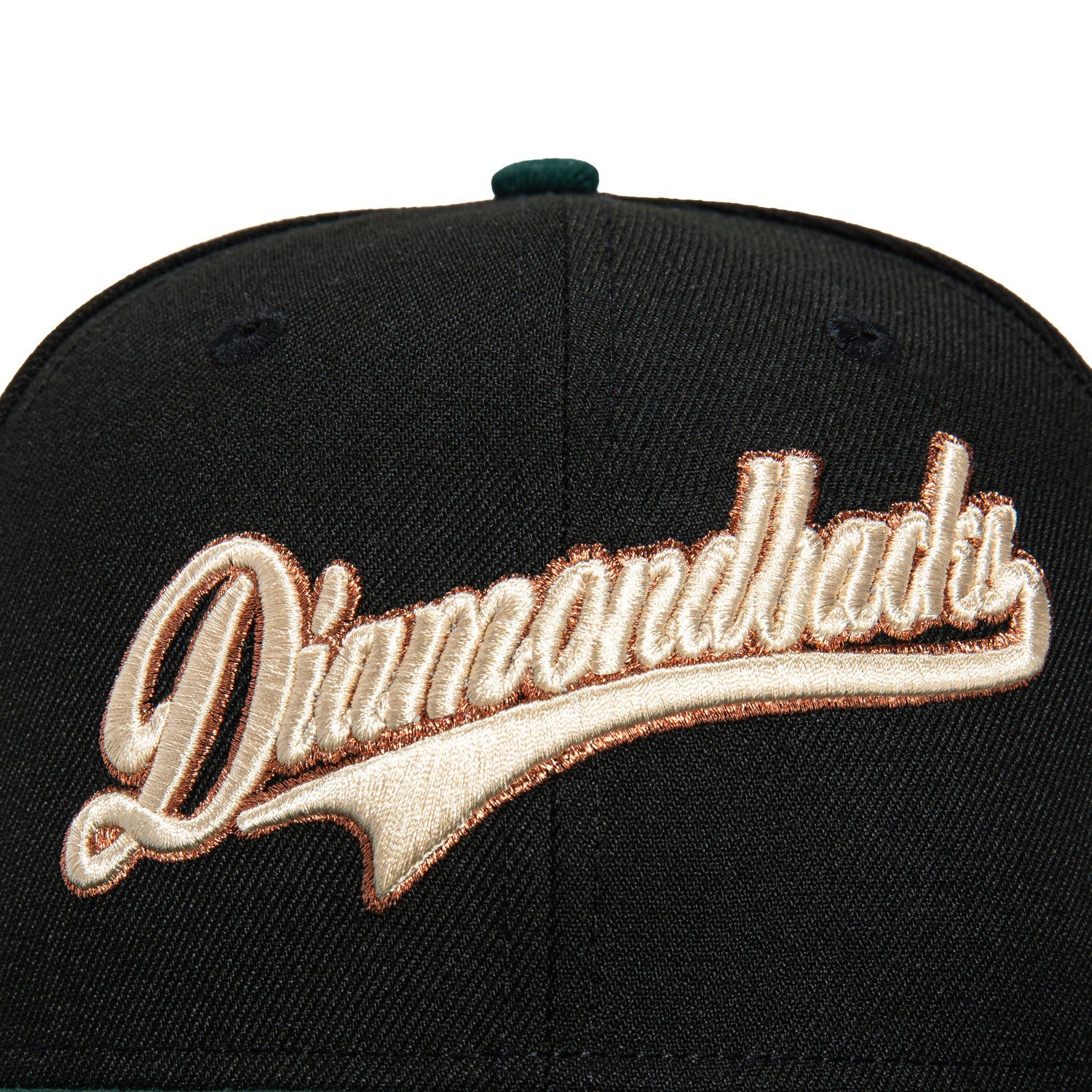 New Era 59Fifty Arizona Diamondbacks Inaugural Patch Script Hat - Black, Green, Metallic Copper