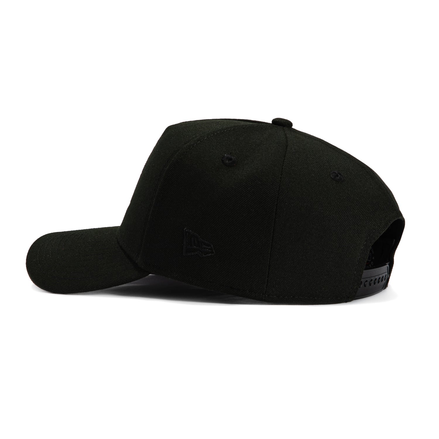 New Era 9Forty A-Frame Seattle Mariners 2023 All Star Game Patch Snapback Logo Hat - Black, White