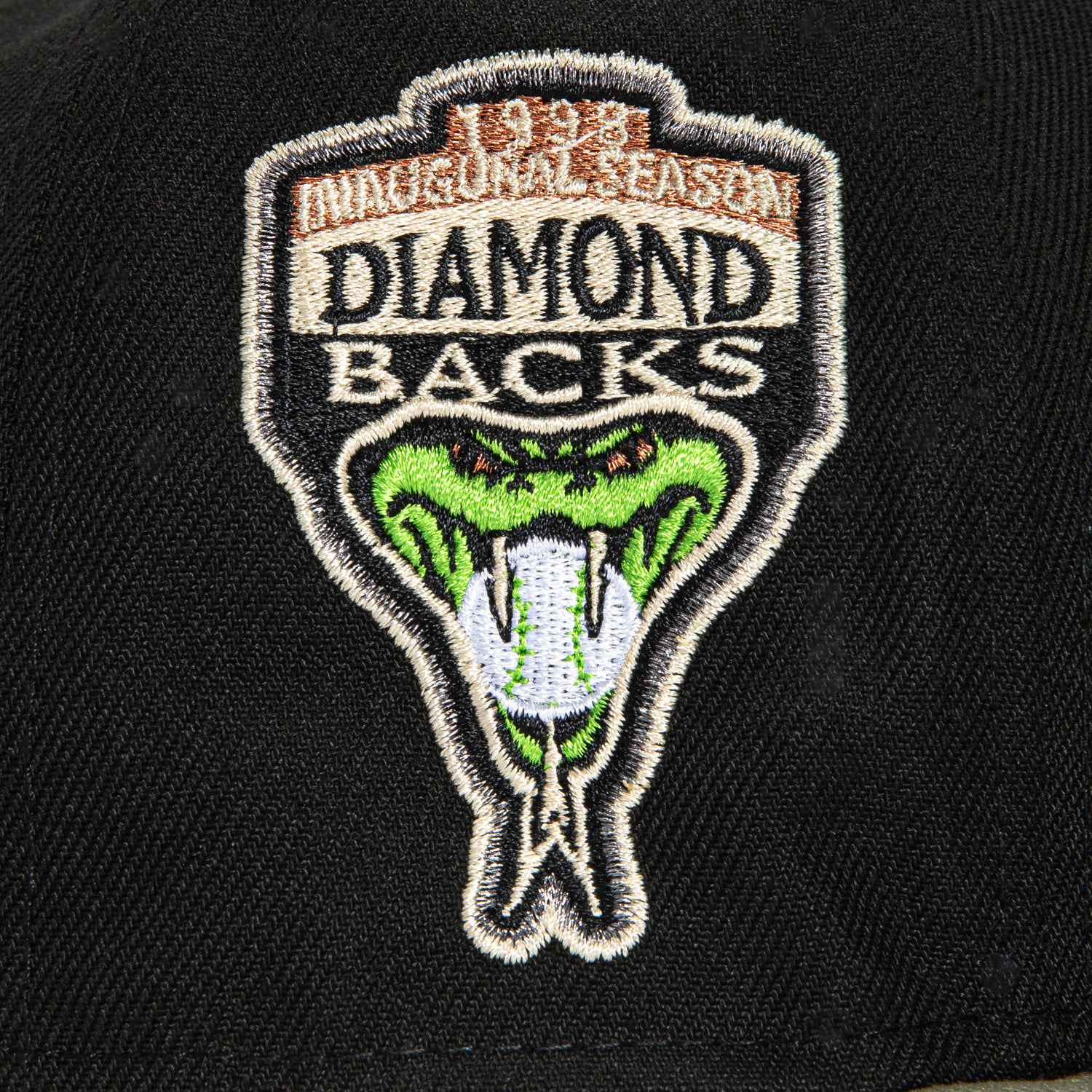 New Era 59Fifty Arizona Diamondbacks D Inaugural Patch -  Black, Olive