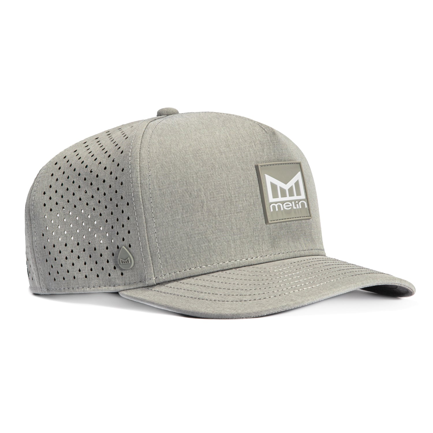 Melin Odyssey Stacked Hydro Snapback Hat - Heather