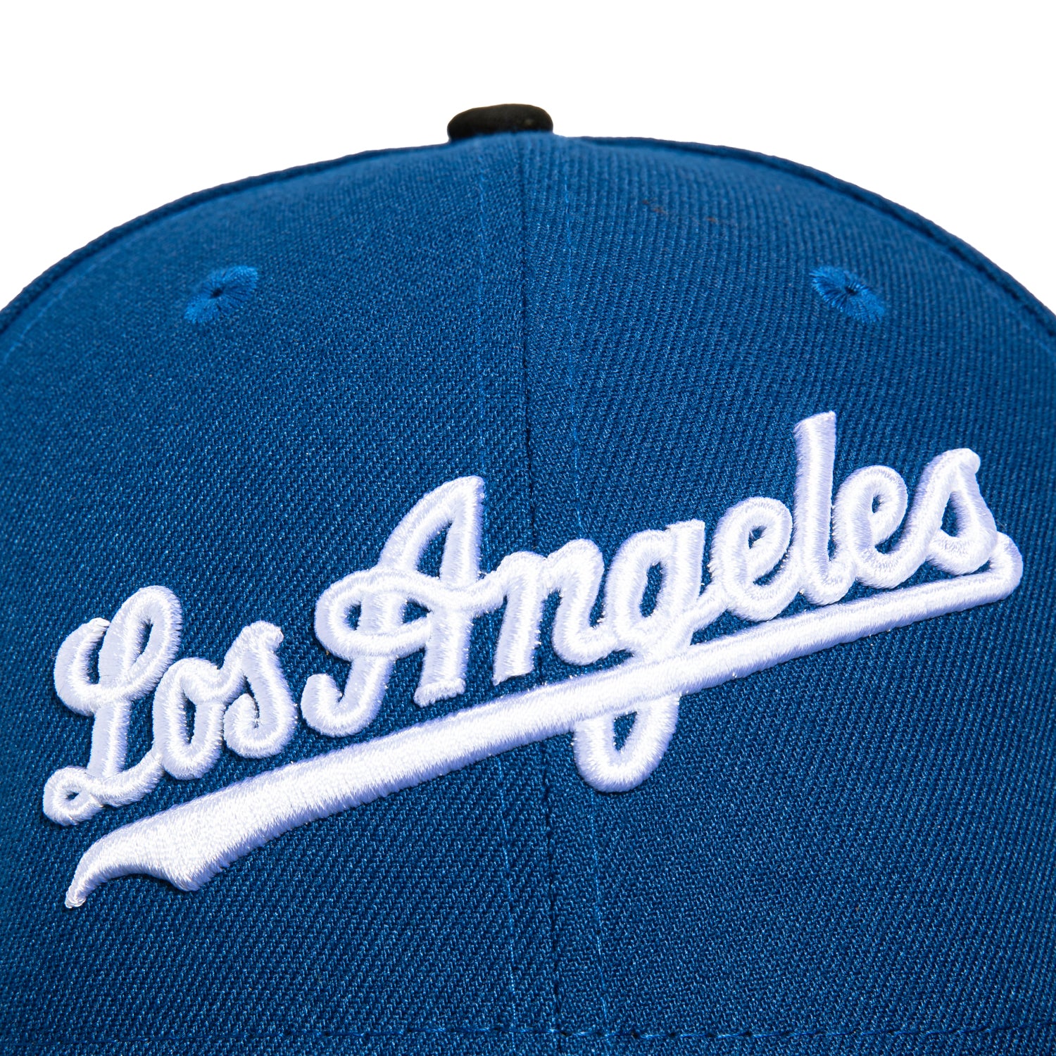 New Era 59Fifty Los Angeles Dodgers 50th Anniversary Stadium Patch Script Hat - Royal, Black