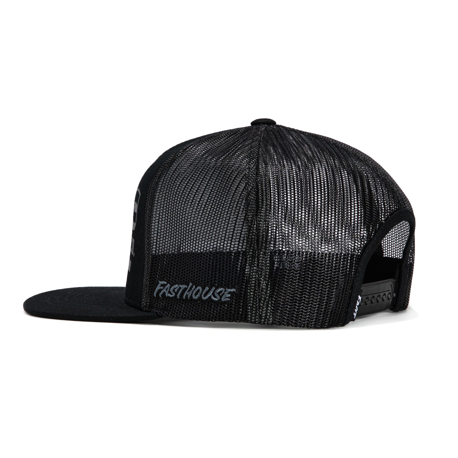 Fasthouse Idle Trucker Snapback Hat - Black