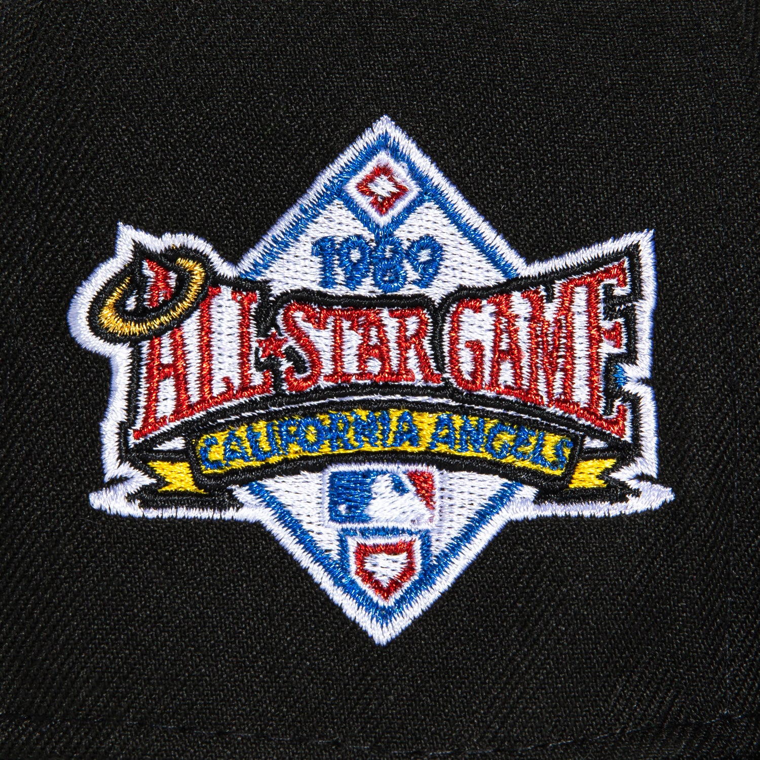 New Era 59Fifty Seattle Mariners 1989 All Star Game Patch Gradient Hat - Black, Light Orange, Green