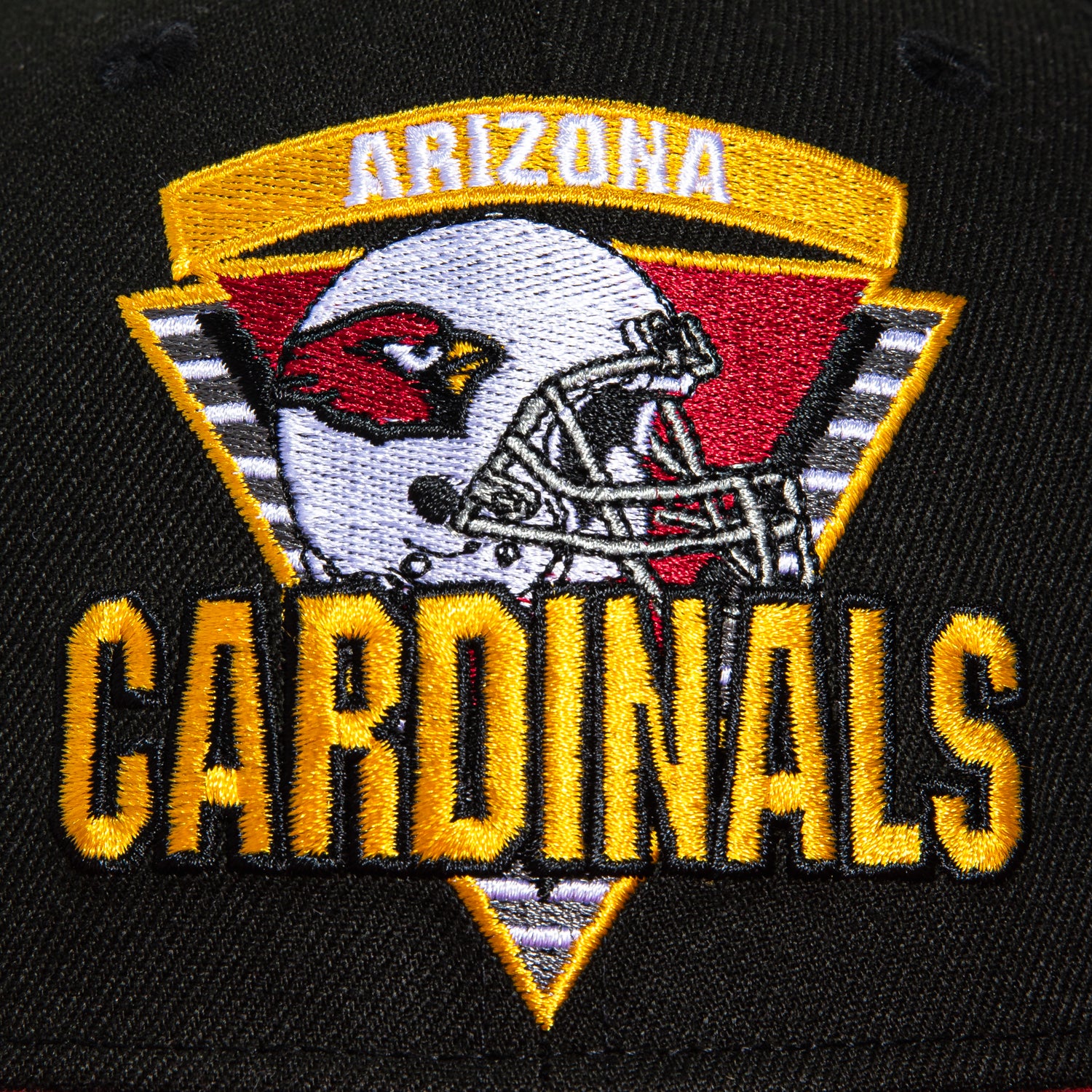 New Era 59Fifty Arizona Cardinals Logo Patch Triangle Hat - Black, Cardinal