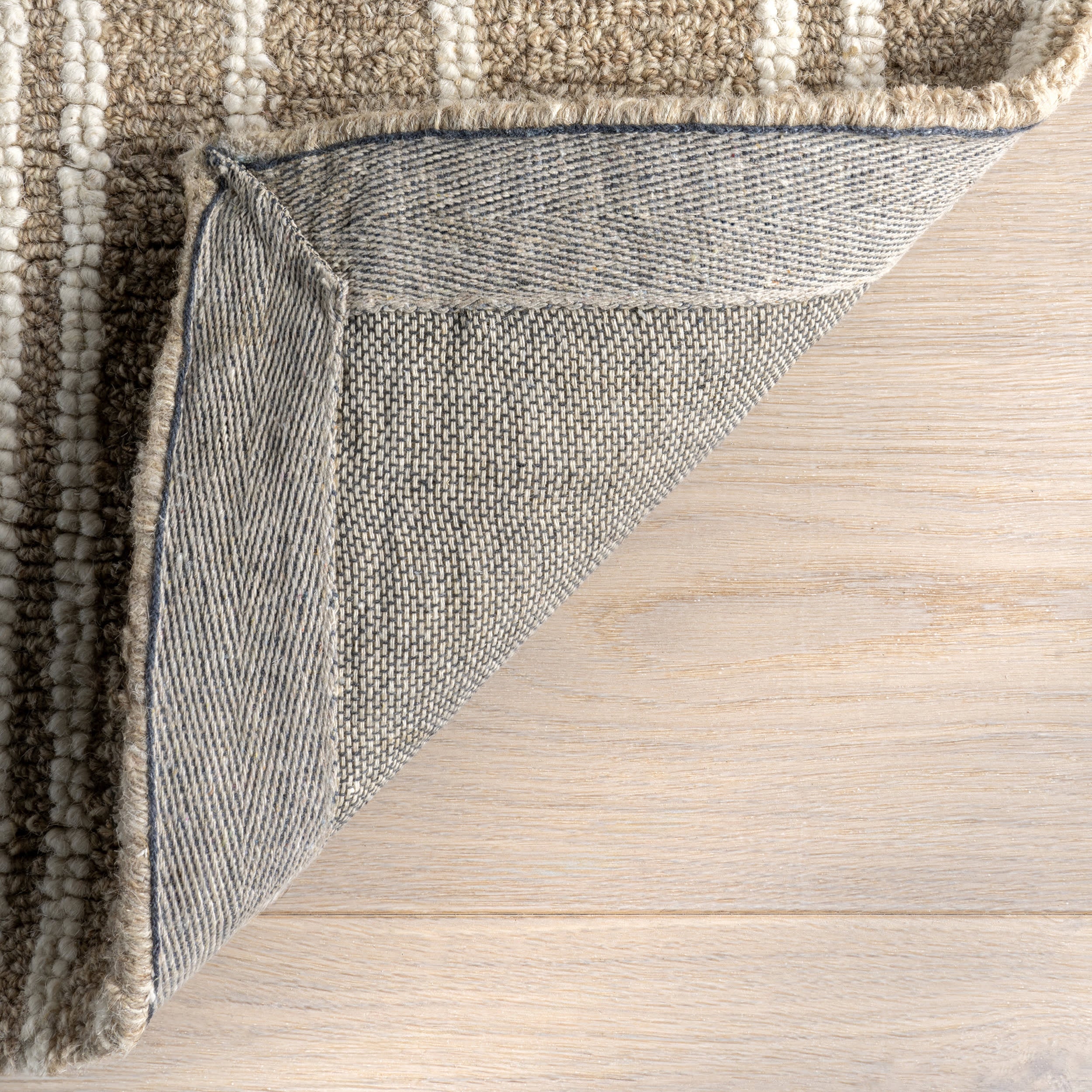 Inaya Striped Rug | Beige