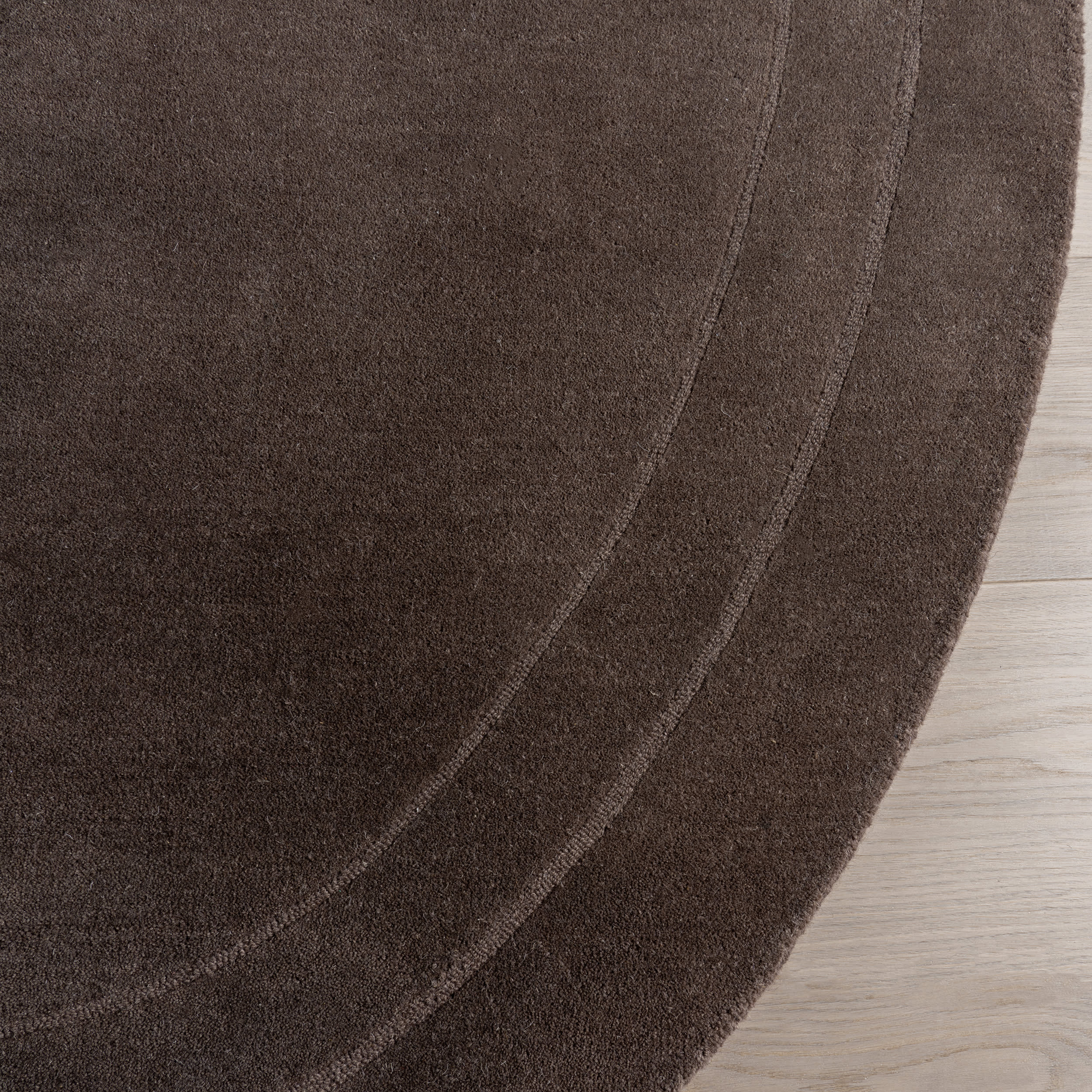 Canyon Abstract Wool Rug | Dark Brown