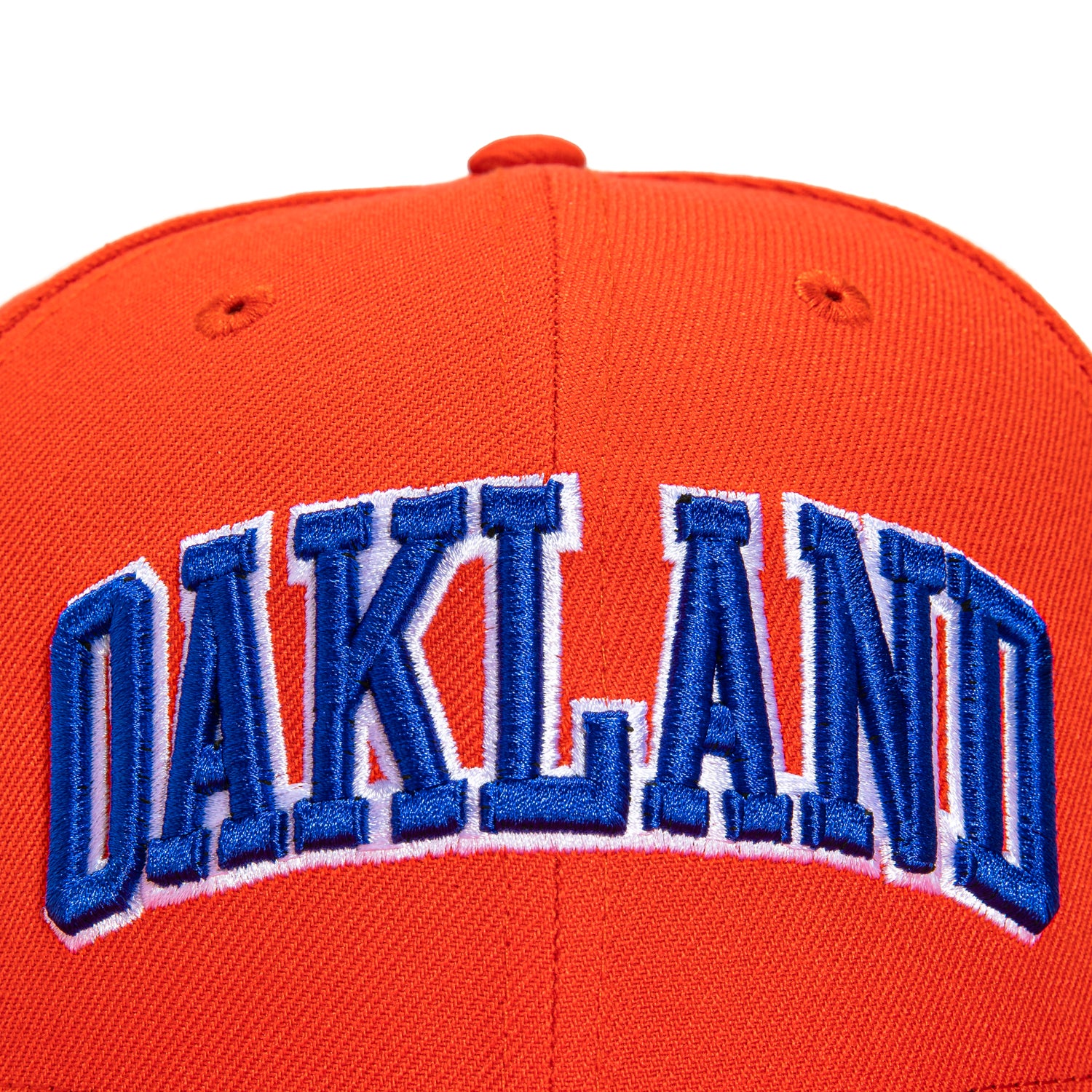 New Era 59Fifty Oakland Athletics 30th Anniversary Patch Arch Hat - Orange, Royal