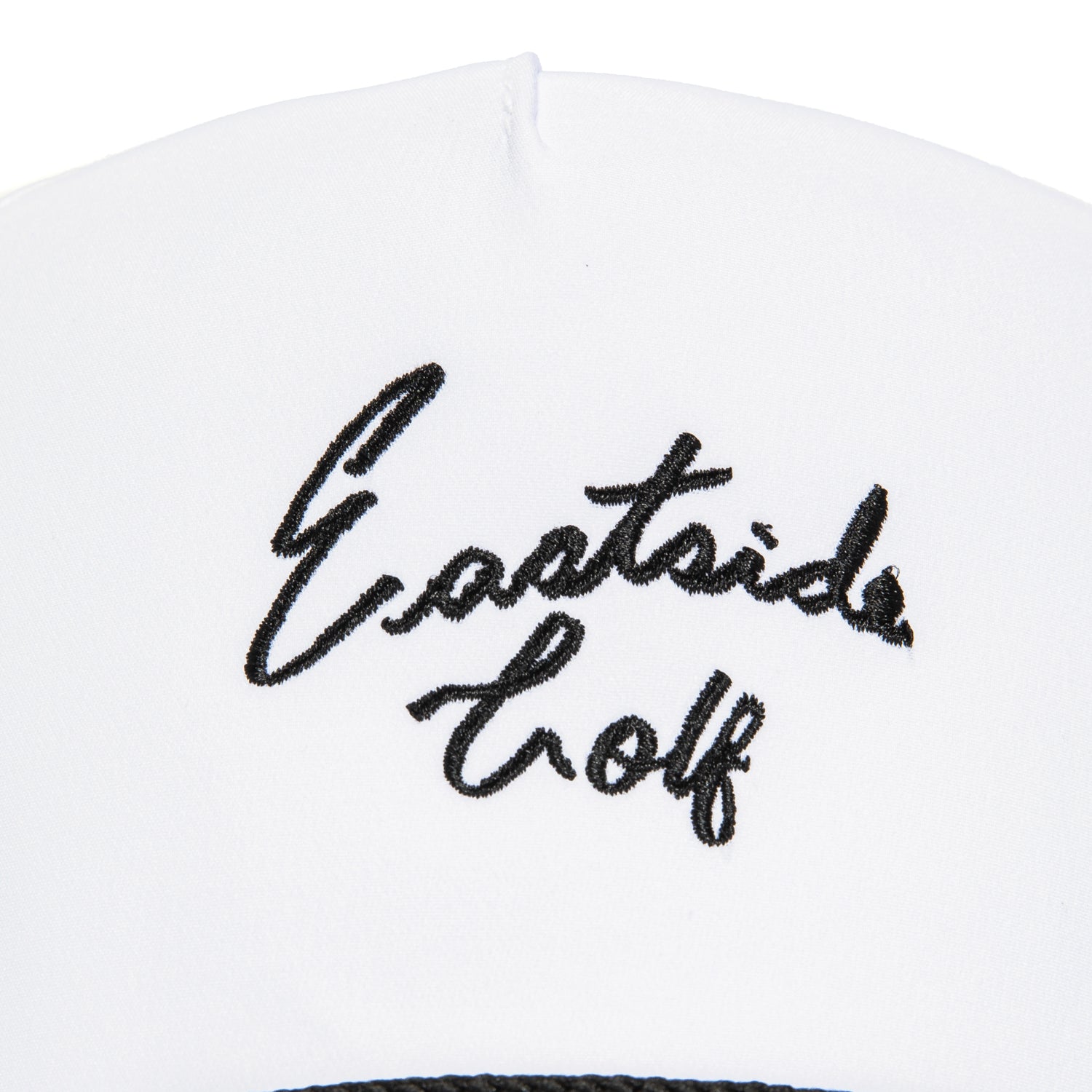 Eastside Golf Vintage Script Rope Snapback Hat - White