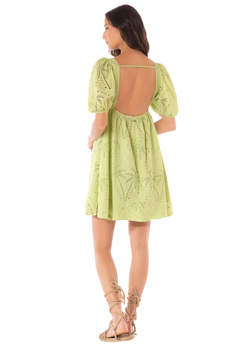 Maaji Palm Embroidery Eileen Short Dress