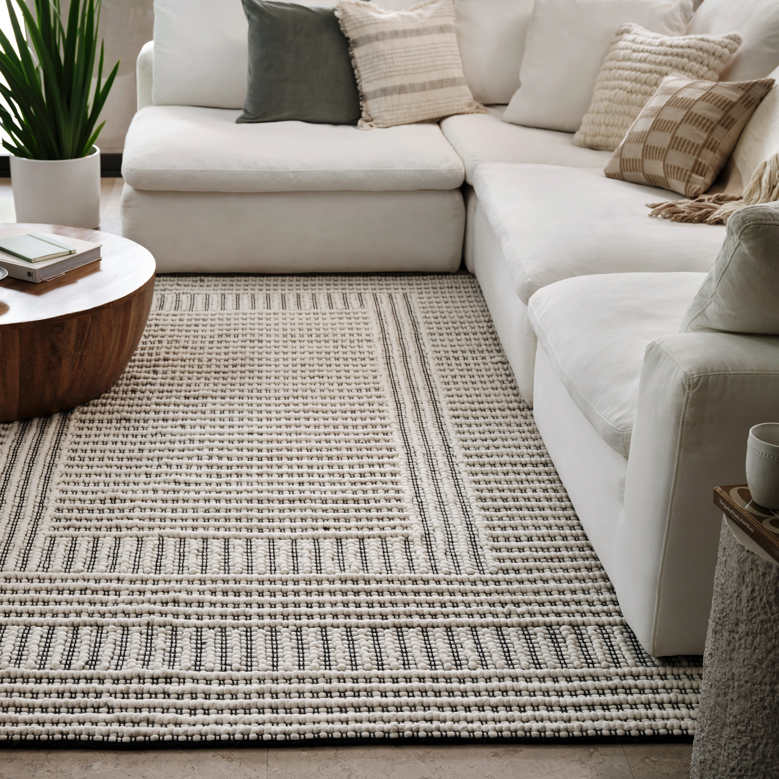 Devon Wool Rug | Ivory