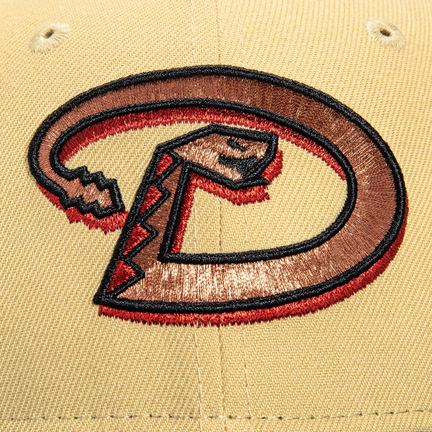 New Era 59Fifty Arizona Diamondbacks Inaugural Patch D Hat - Tan, Black, Sedona Red