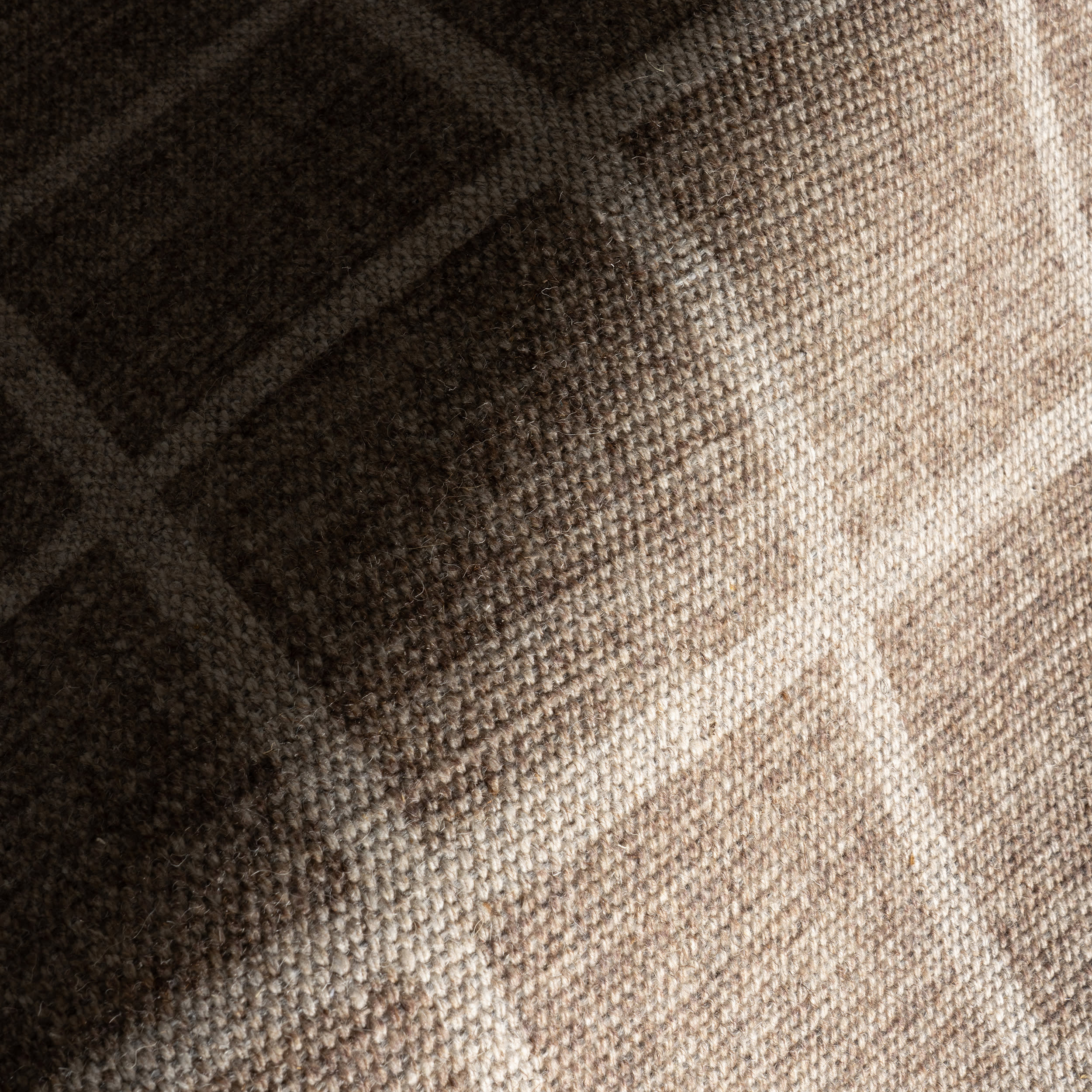 Verity Checkered Washable Rug | Brown