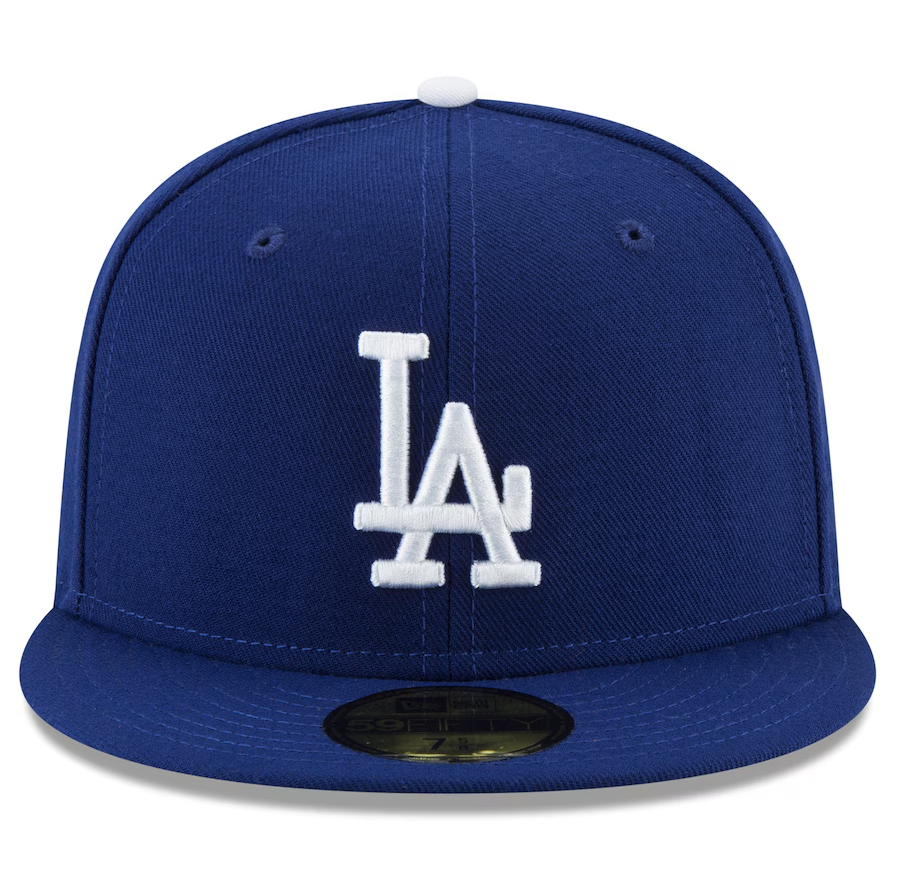 New Era 59Fifty Authentic Collection Los Angeles Dodgers 2024 World Series Champs Patch Hat - Royal