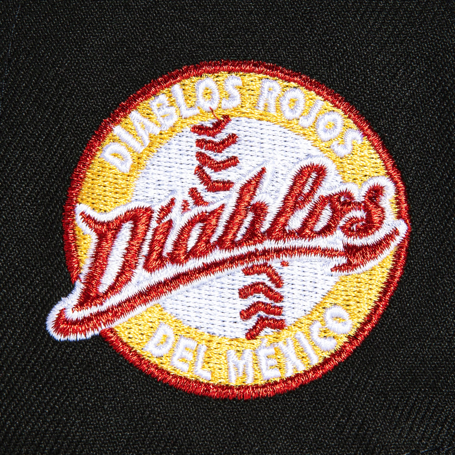 New Era 59Fifty Diablos Rojos de Mexico Club Patch Hat - Black, Red