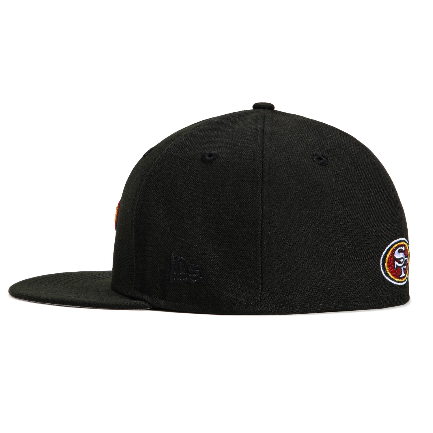 New Era 59Fifty San Francisco 49ers 1995 Super Bowl Patch City Connect Hat - Black, Metallic Gold, Red