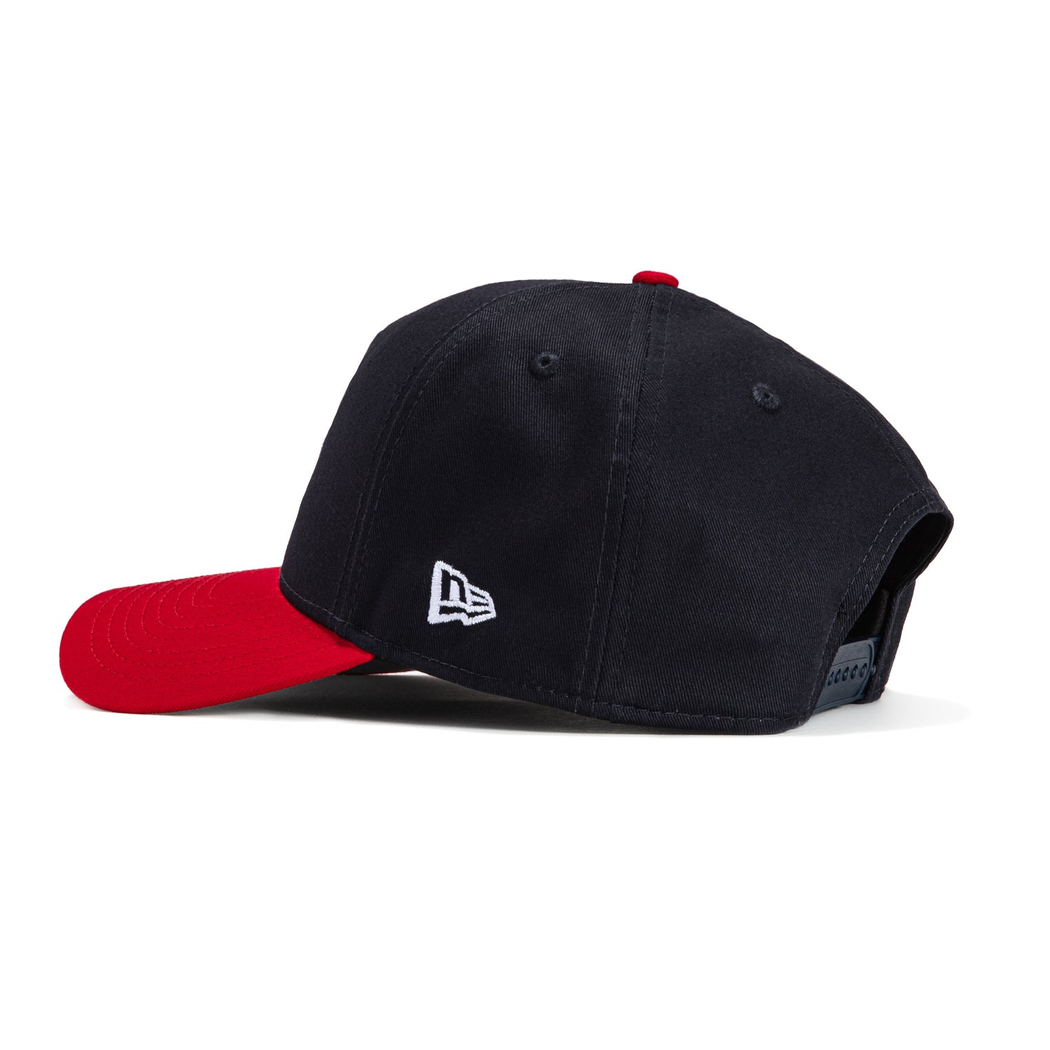 New Era 9Forty A-Frame Atlanta Braves Snapback Home Hat - Navy, Red