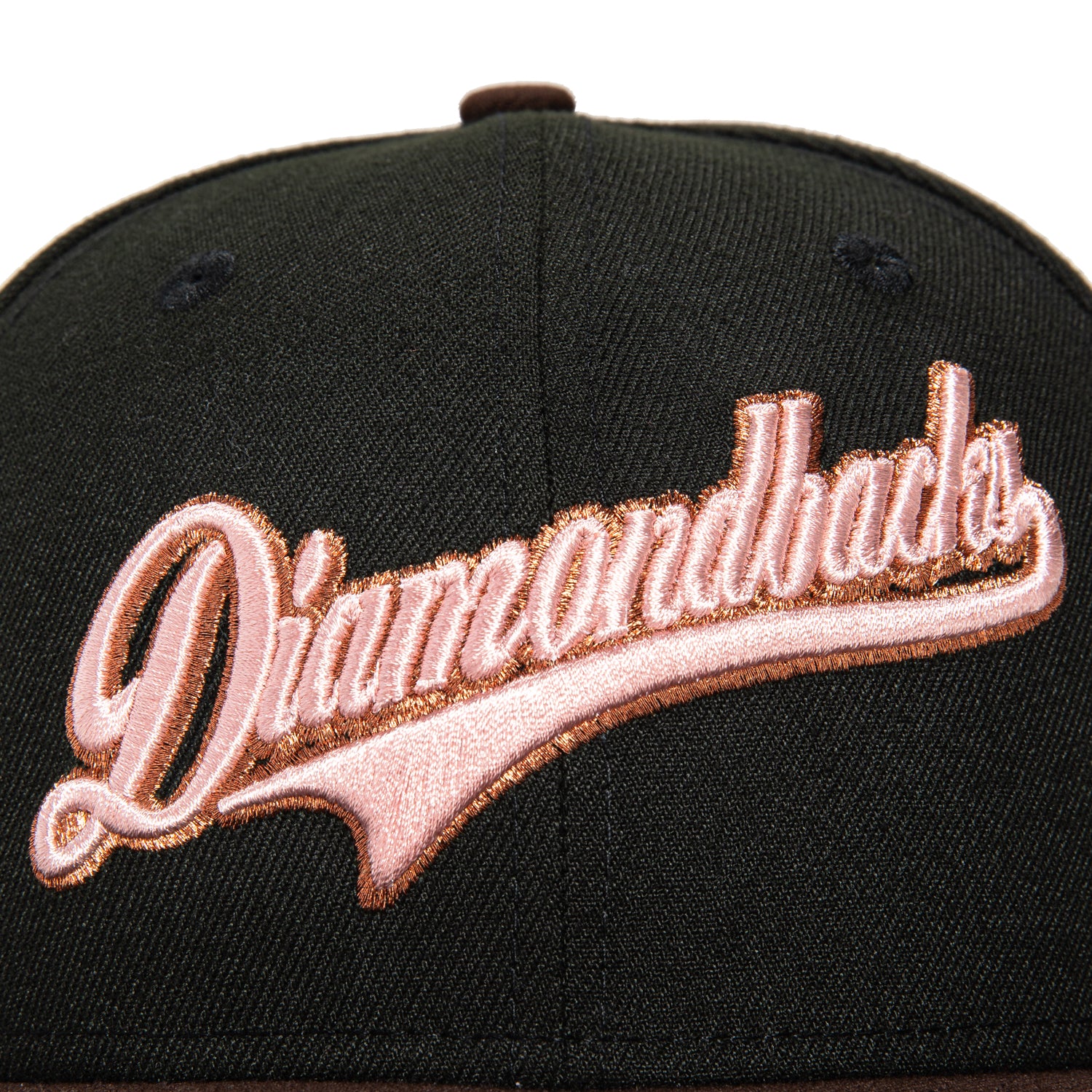 New Era 59Fifty Arizona Diamondbacks Inaugural Patch Script Hat - Black, Brown, Metallic Copper