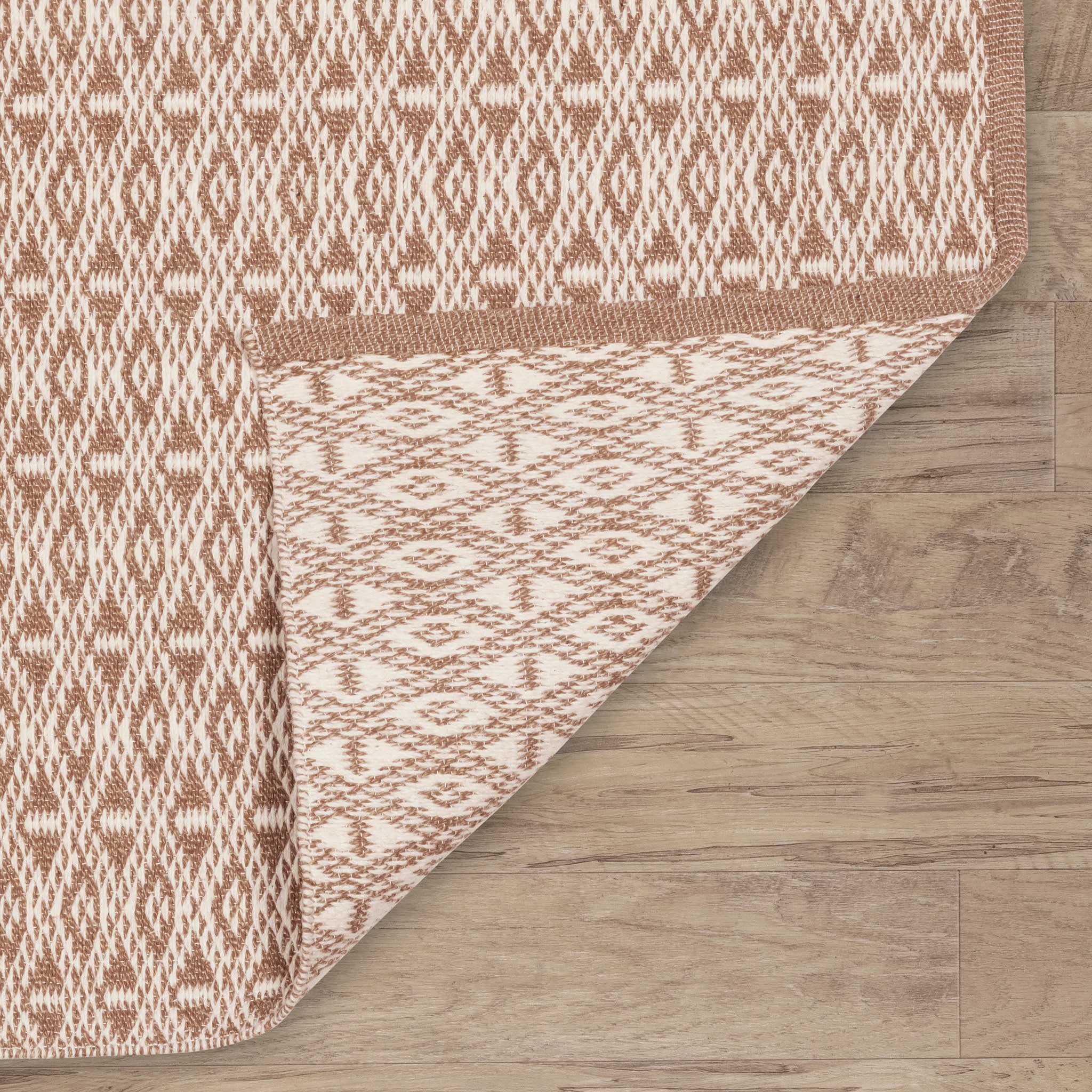 Bare Natural Handwoven Cotton Rug