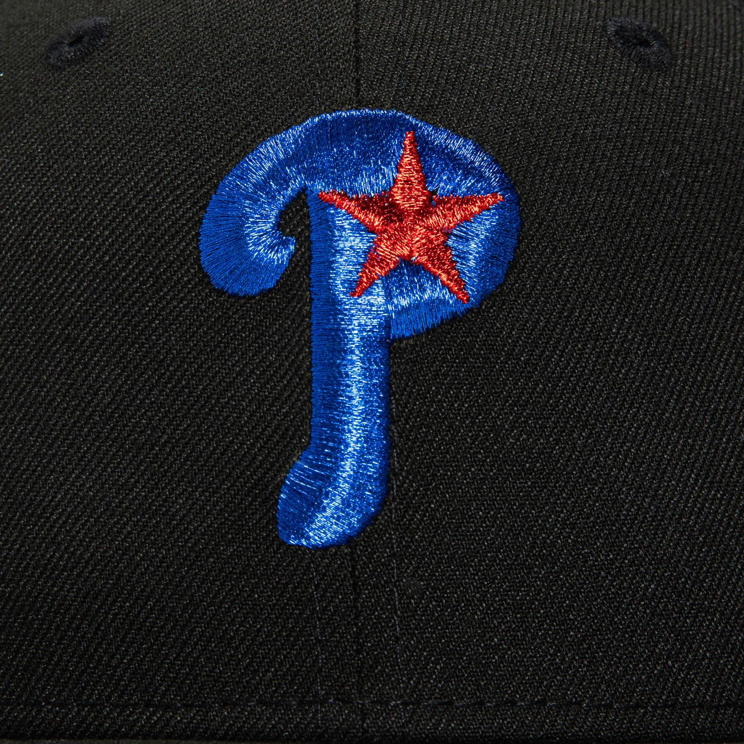 New Era 59Fifty Philadelphia Phillies Veterans Stadium Patch Alternate Hat - Black, Royal, Red