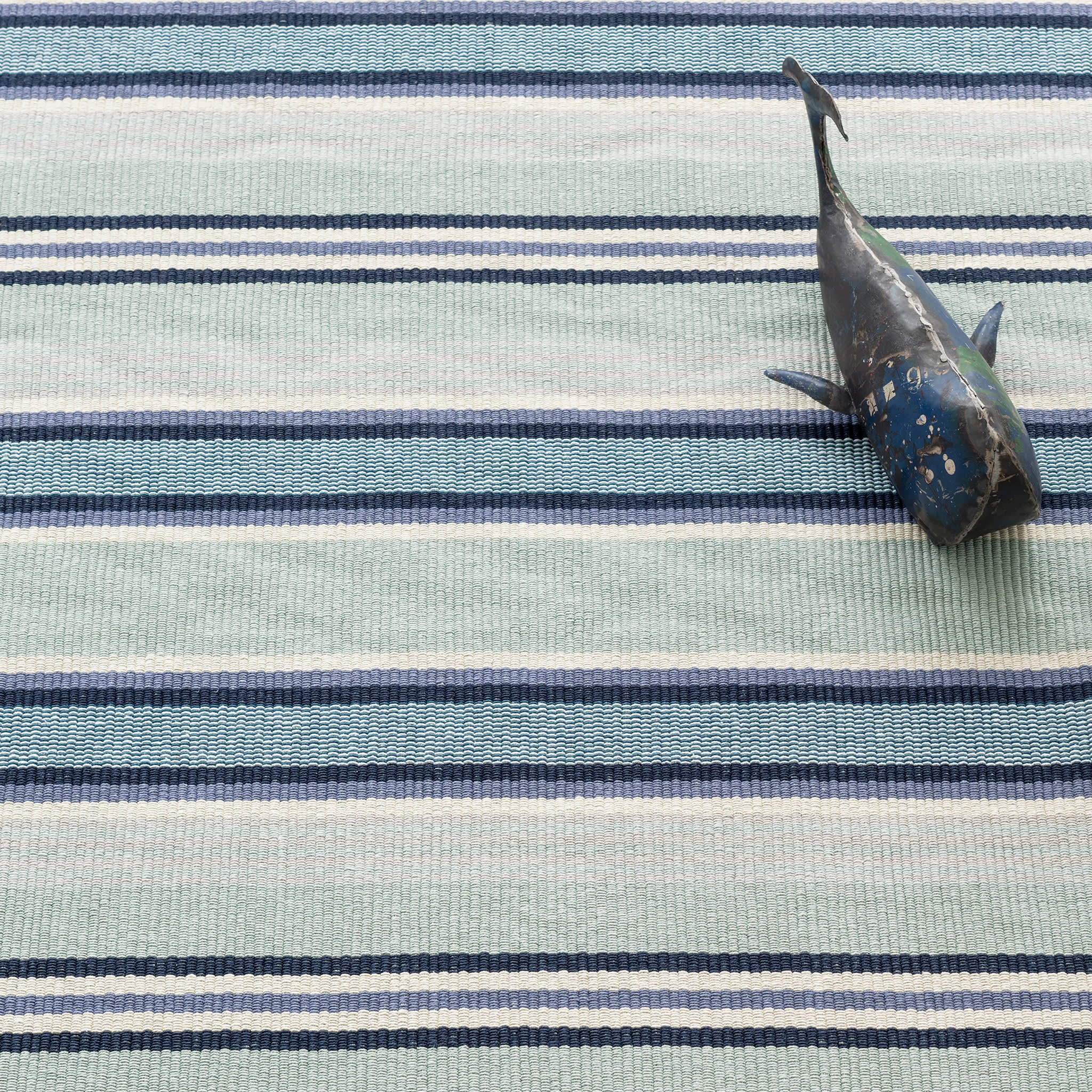 Barbados Stripe Handwoven Cotton Rug