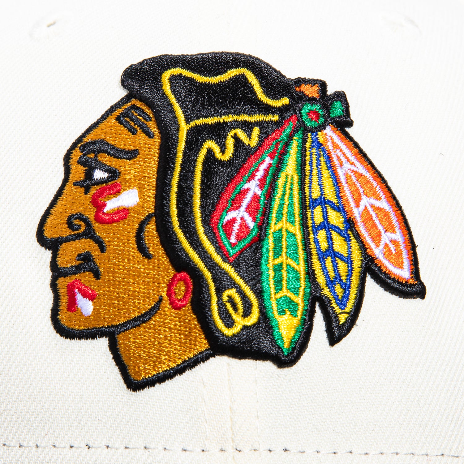 New Era 59Fifty Chicago Blackhawks 2013 Stanley Cup Champions Patch Hat - White, Black