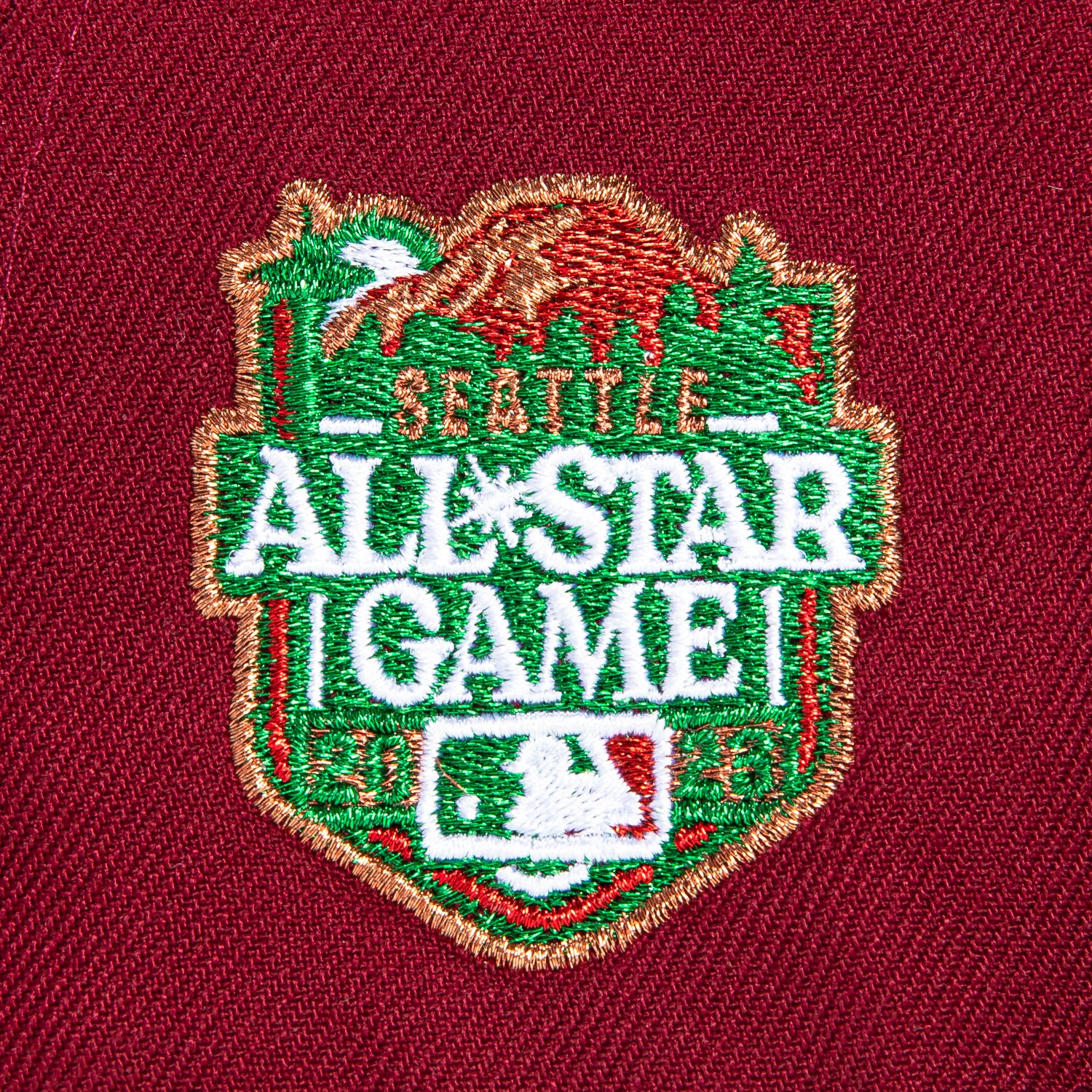 New Era 59Fifty Seattle Mariners 2023 All Star Game Patch Word Hat -  Cardinal, Black, Green, Gold