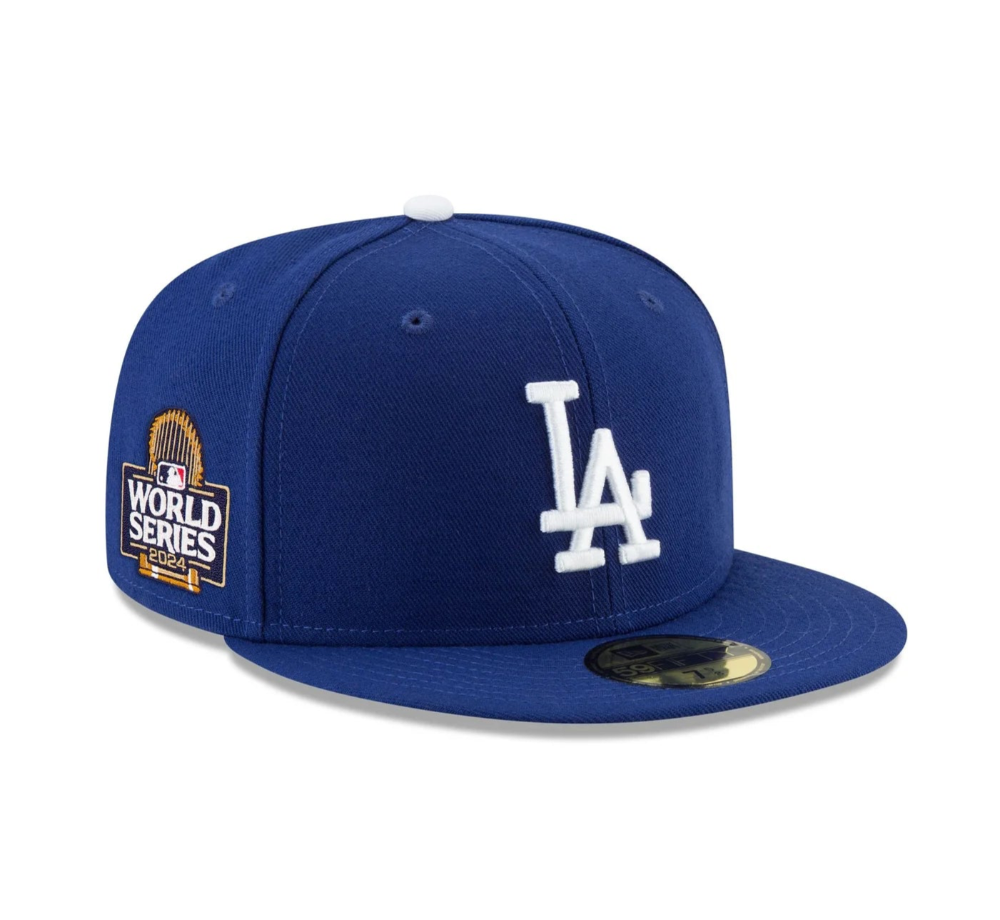 New Era 59Fifty Authentic Collection Los Angeles Dodgers 2024 World Series Patch Hat - Royal