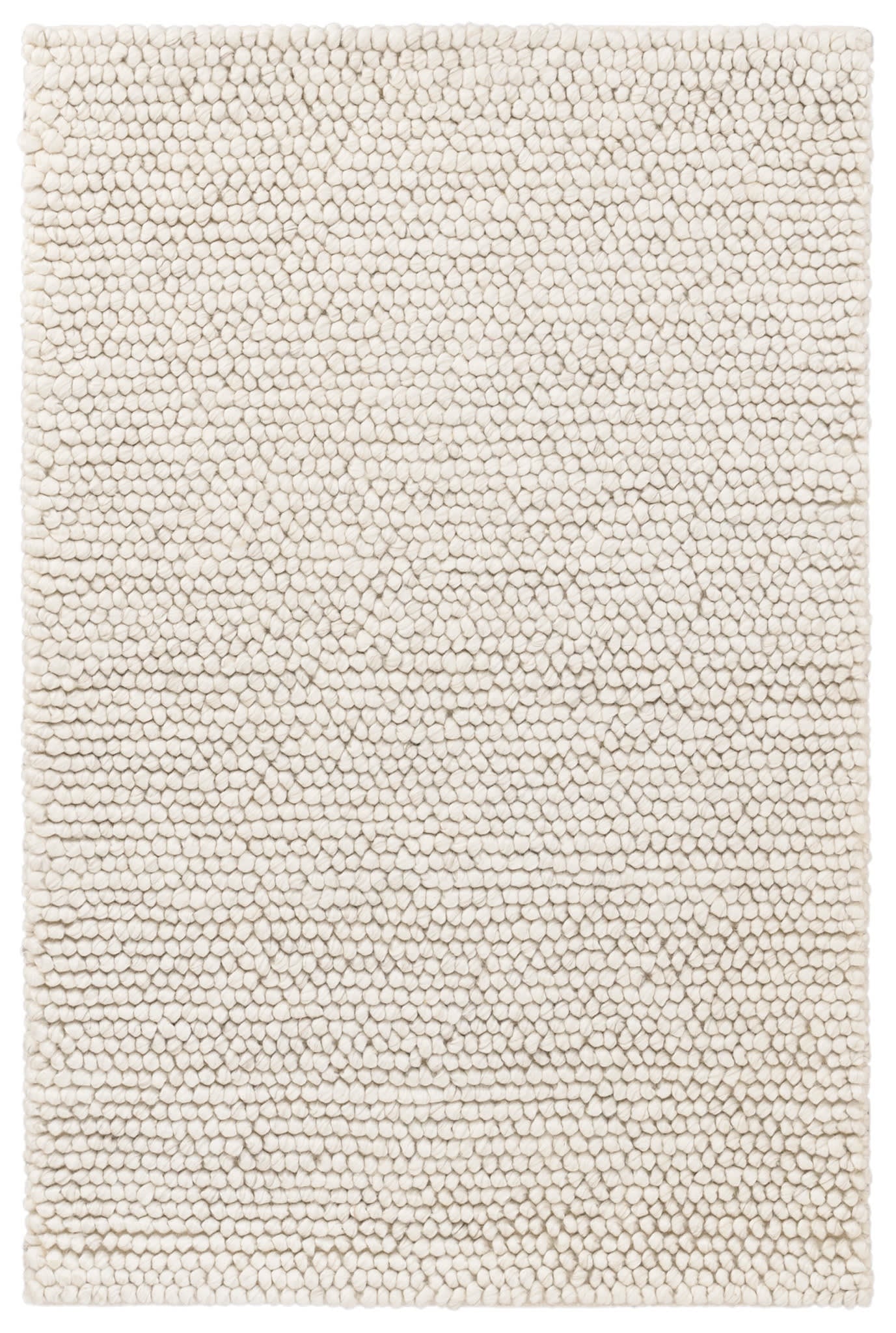 Niels Ivory Handwoven Wool/Viscose Rug