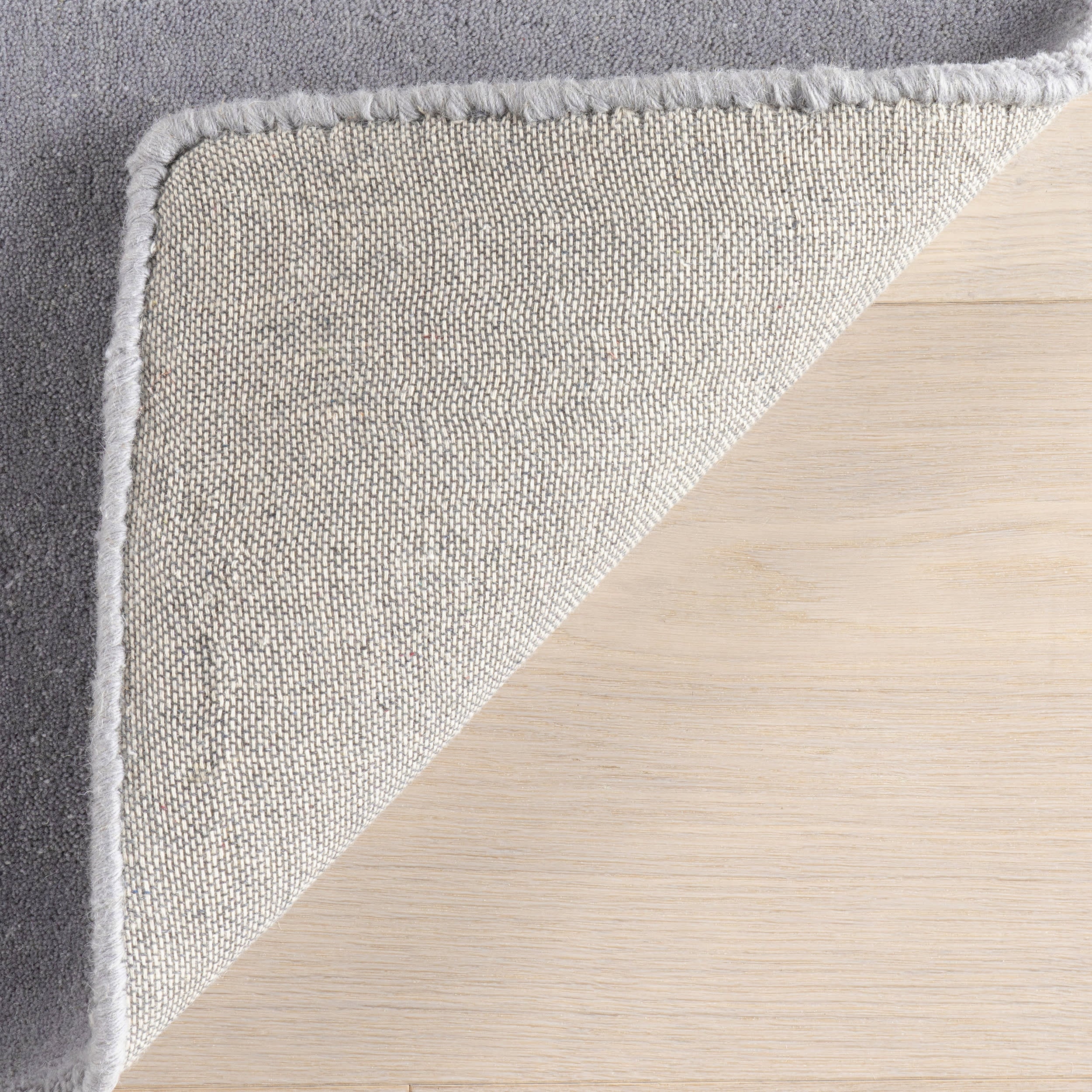 Maru Wool Rug | Silver