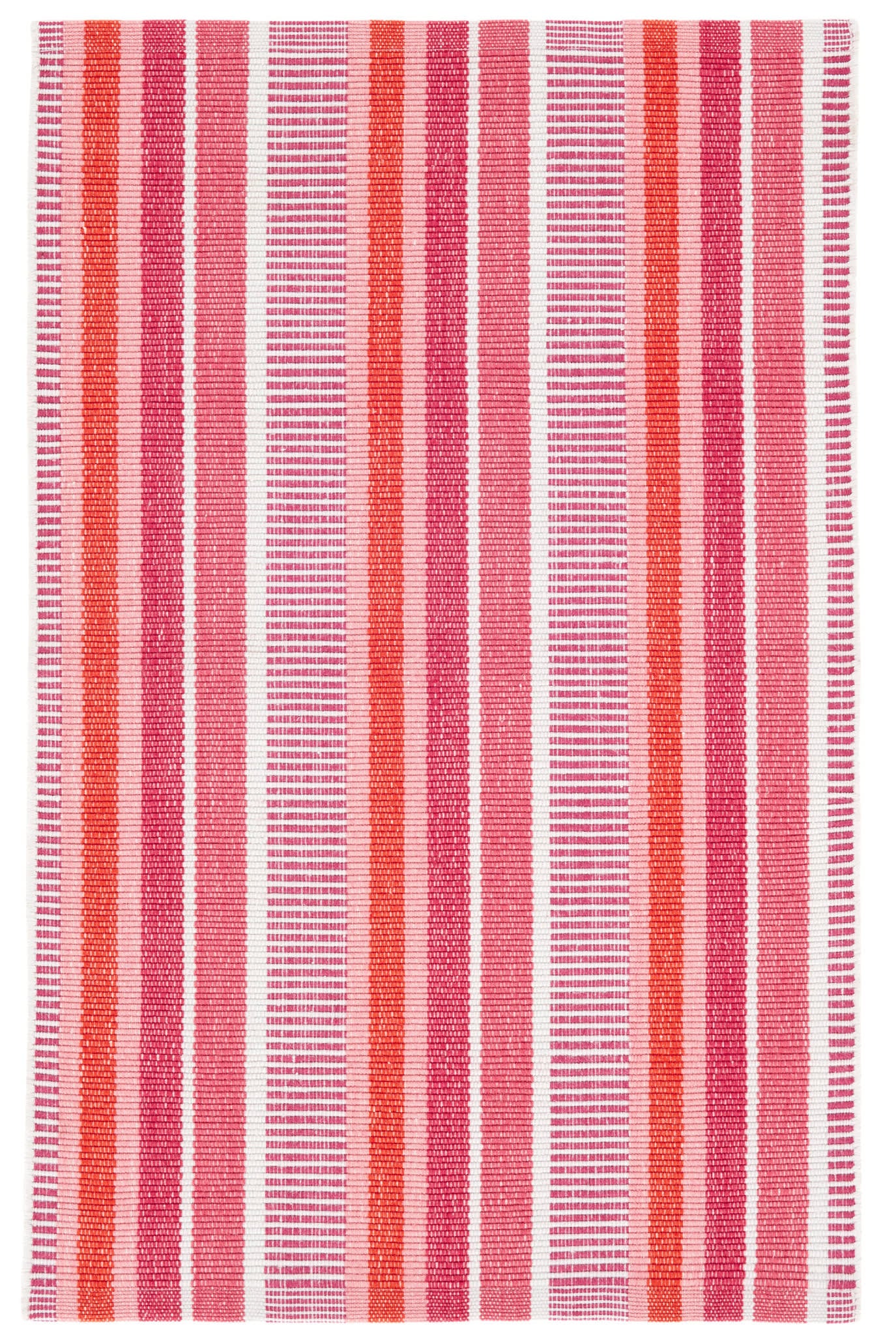 Always Greener Pink/Orange Handwoven Indoor/Outdoor Rug